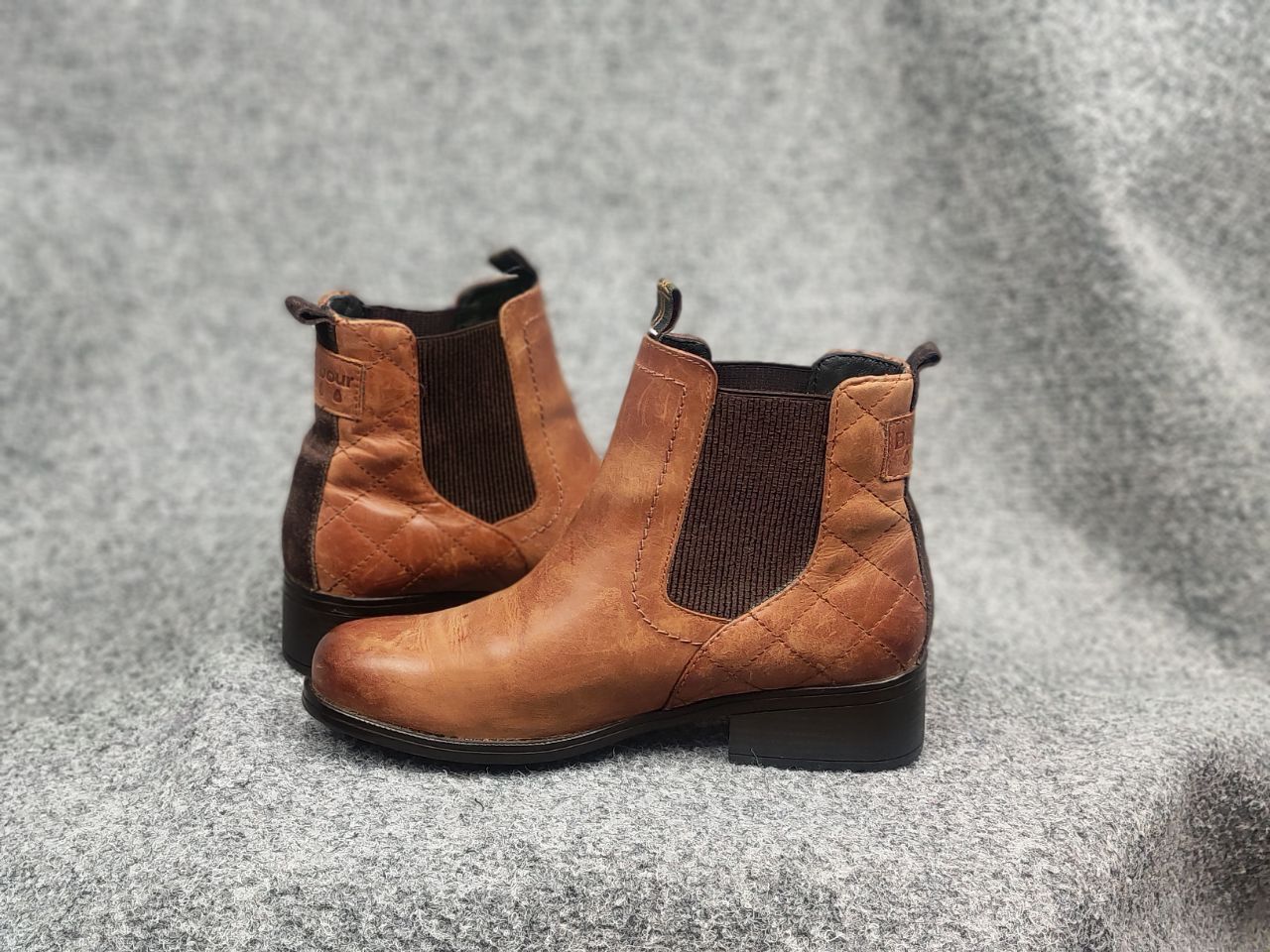 Barbour Barbour Rimini Waterproof Chestnut Chelsea Leather Boots Size US 5 / IT 35 - 12 Thumbnail