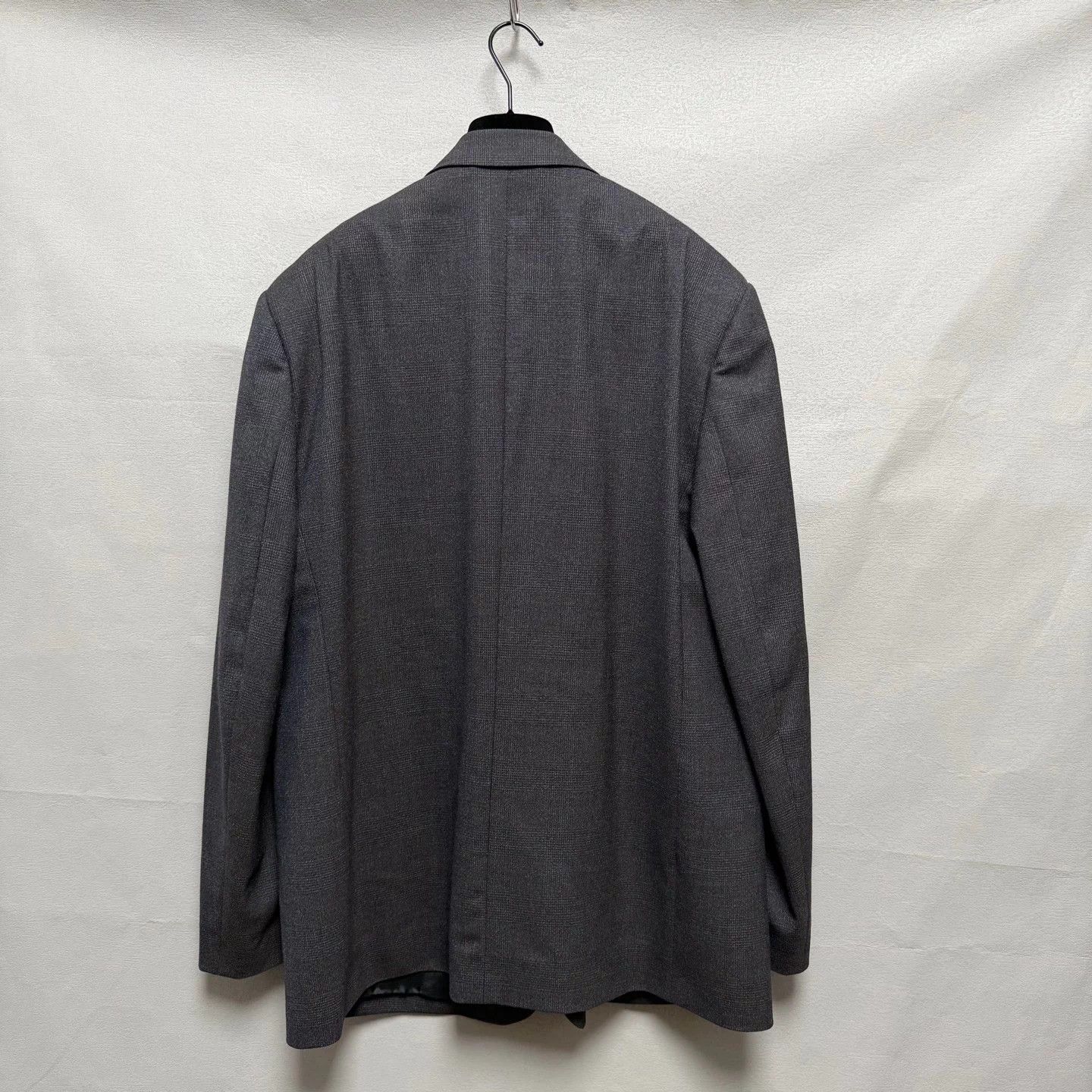 Balenciaga Balenciaga Thin Stripe Square Shoulder Suit Deep Gray 44 Size 44R - 4 Thumbnail