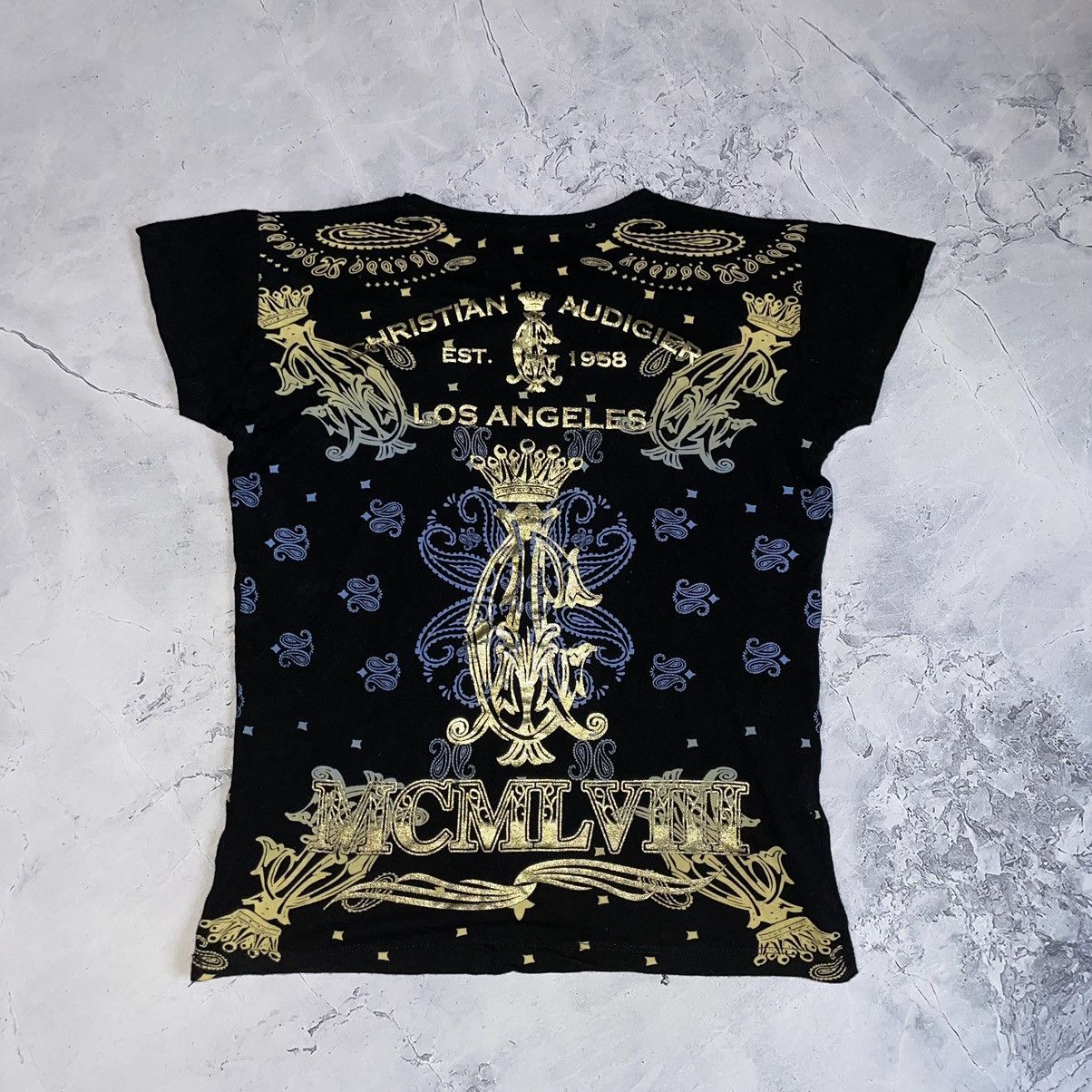 Christian Audigier × Ed Hardy Ed Hardy Christian Audiger Skull Printed Tshirt Size M / US 6-8 / IT 42-44 - 2 Thumbnail