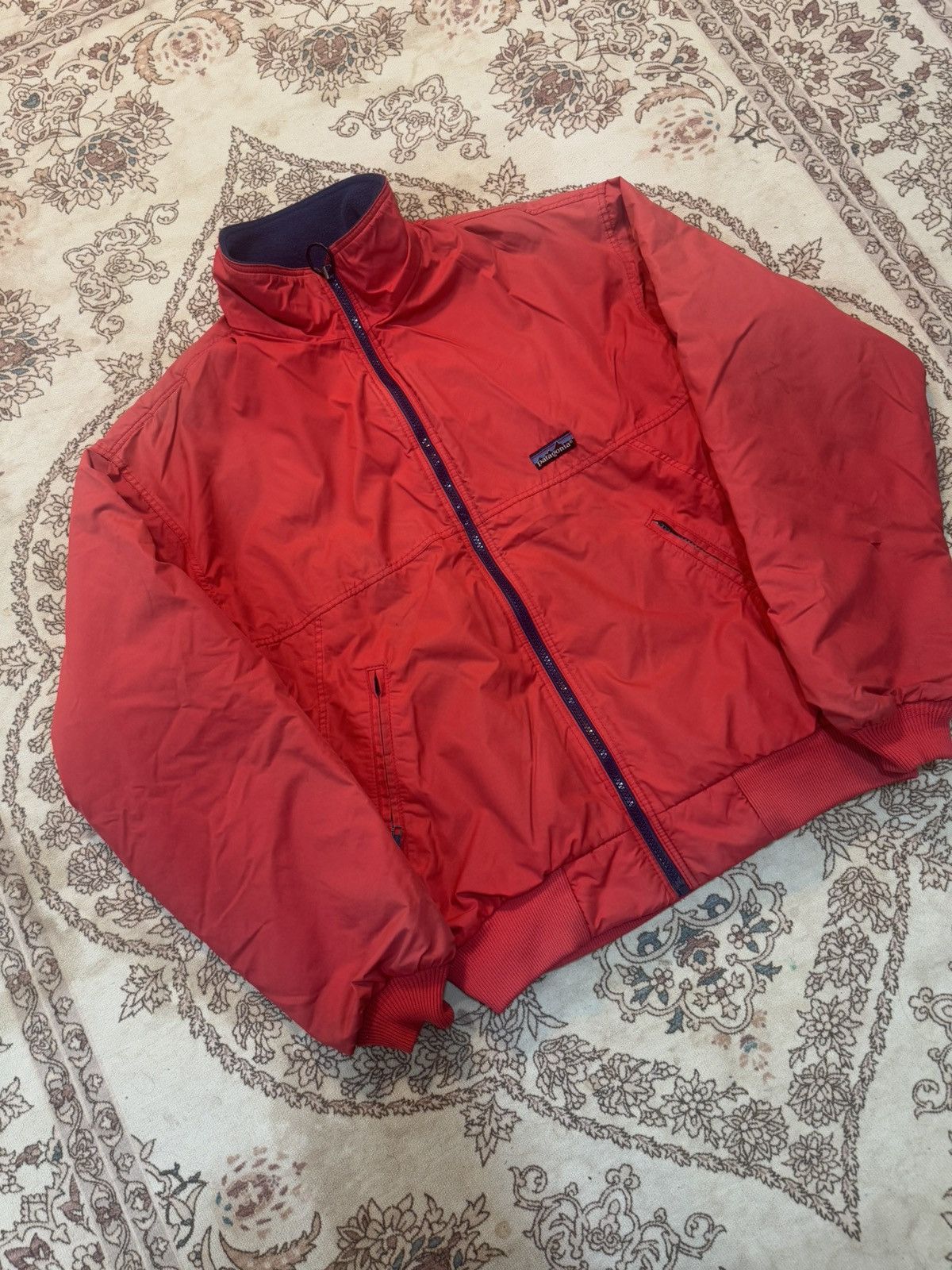 Patagonia × Vintage Vintage Patagonia Made in USA Red Bomber Jacket Size US M / EU 48-50 / 2 - 3 Thumbnail