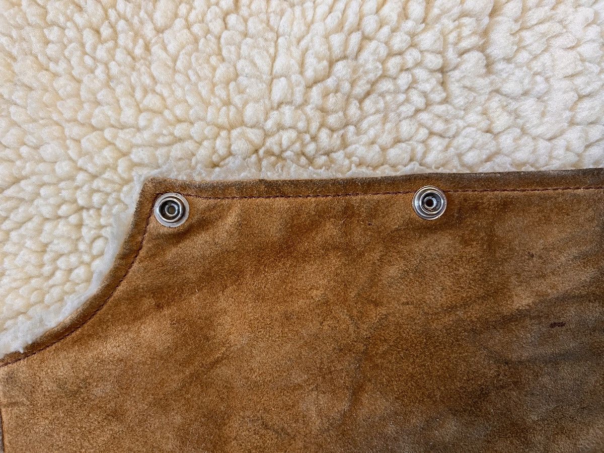 Other Shearling Suede Western Vest Size US L / EU 52-54 / 3 - 3 Thumbnail