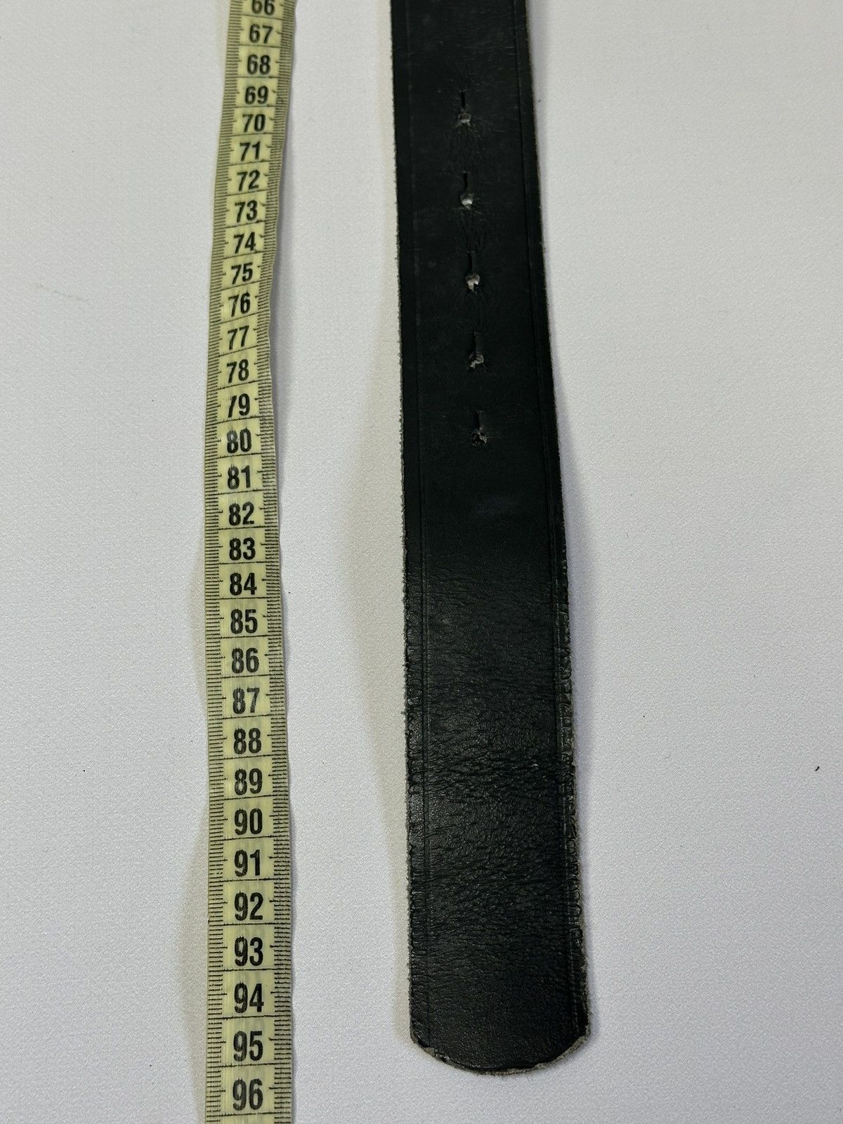 Levi's Vintage Levis Leather Belt Y2k B B Simon Avantgarde Size ONE SIZE - 10 Thumbnail