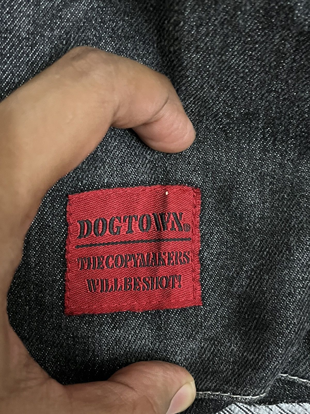 Dogtown Vintage Dogtown Skateboard Skull Denim Size US 31 - 15 Thumbnail