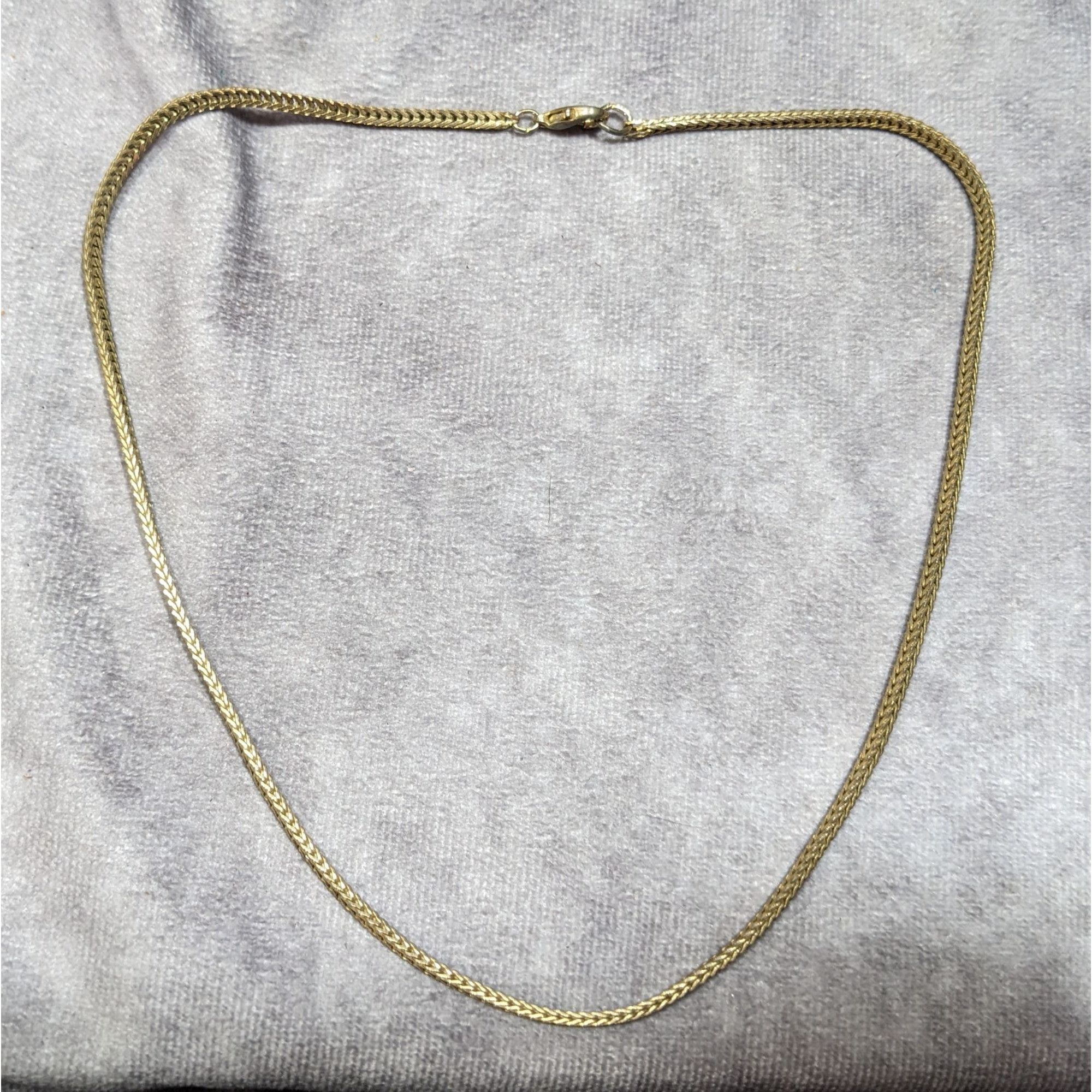 Other Vintage Hollow Wheat Chain Gold Tone With Lobster Clasp Size ONE SIZE - 7 Thumbnail