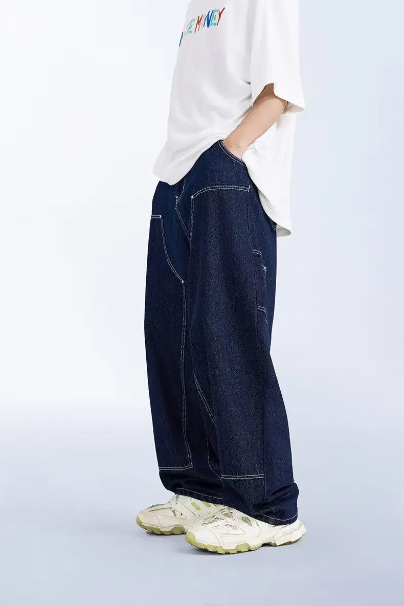 Designer × Japanese Brand Streetwear Hip Hop Loose Casual Jeans Size US 33 - 2 Thumbnail