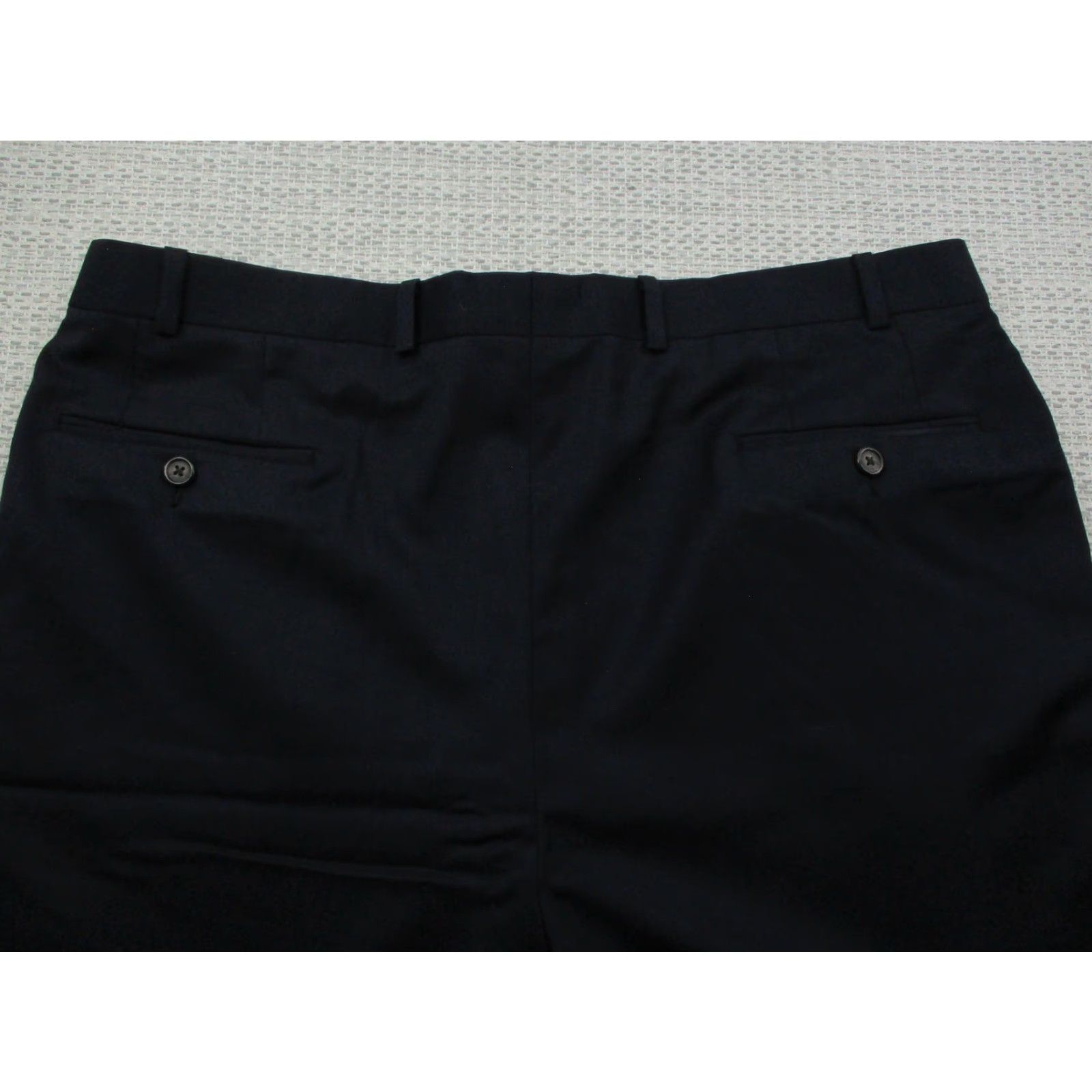 Ralph Lauren Lauren Ralph Lauren Pants Mens 38x30 Navy Blue Wool Pleated Dress Classic Fit Size US 38 / EU 54 - 3 Thumbnail