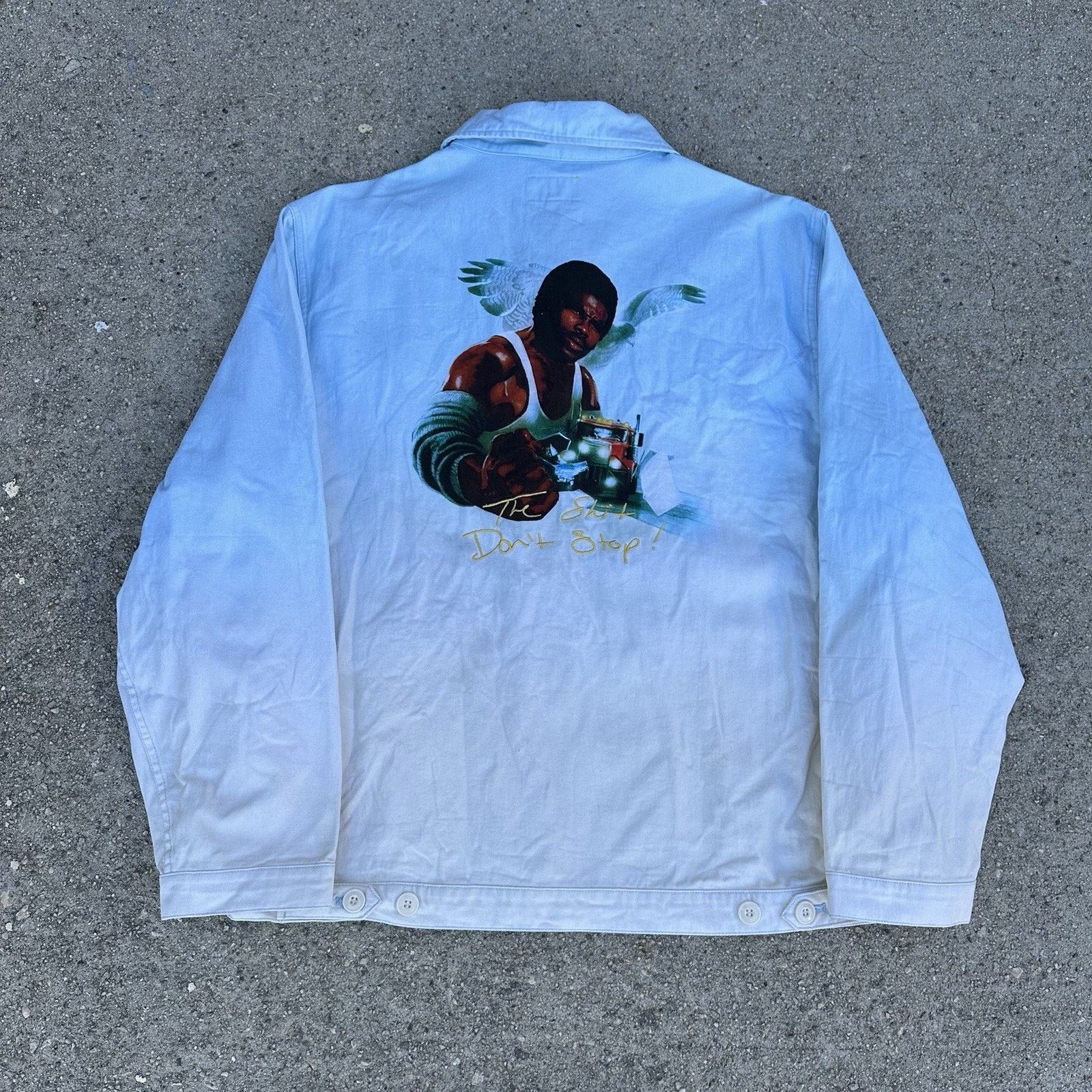 Golf Wang × Hypebeast × Tyler The Creator Golf Wang The Sh*t Don’t Stop Zip Up Jacket XXL Winter 2021 Size US XXL / EU 58 / 5 - 1 Thumbnail