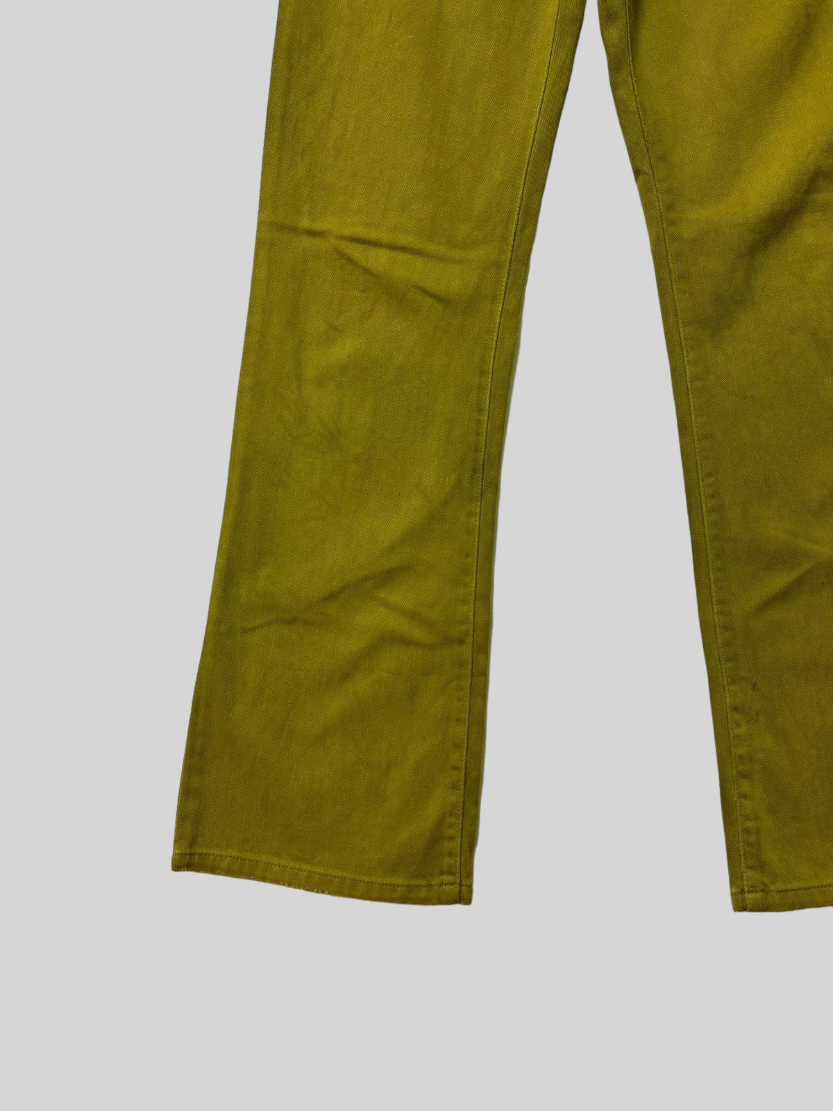 Japanese Brand FLARE BLUE BELL LADY WRANGLER GREEN BOOY CUT JEANS Size US 28 / EU 44 - 11 Thumbnail