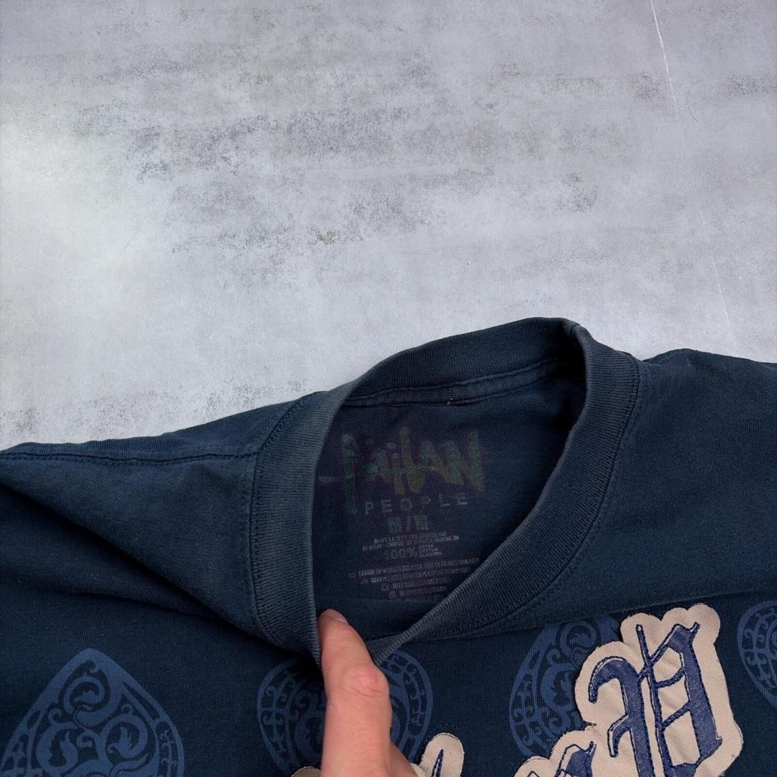 Other Y2K Navy Milan Grunge Gothic Skater T-Shirt Size US M / EU 48-50 / 2 - 6 Thumbnail
