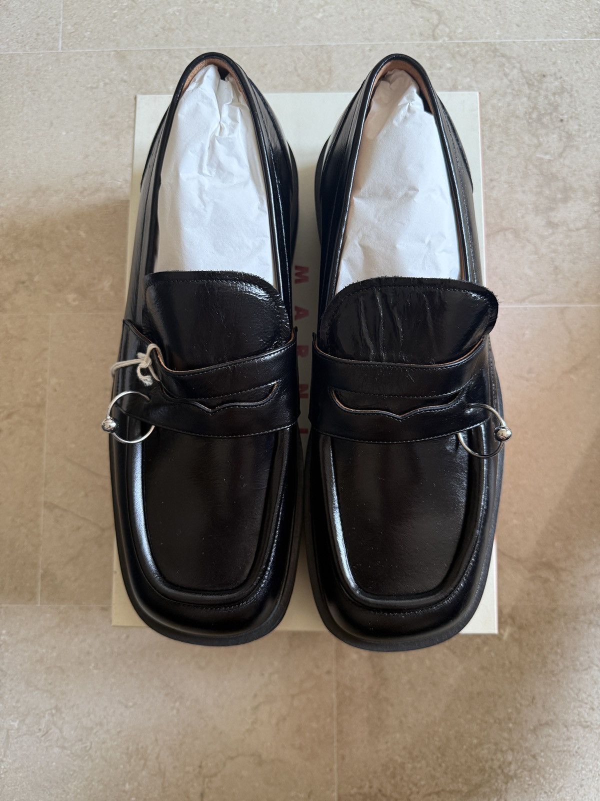 Marni Marni piercing square moc toe loafers Size US 9.5 / EU 42-43 - 2 Thumbnail