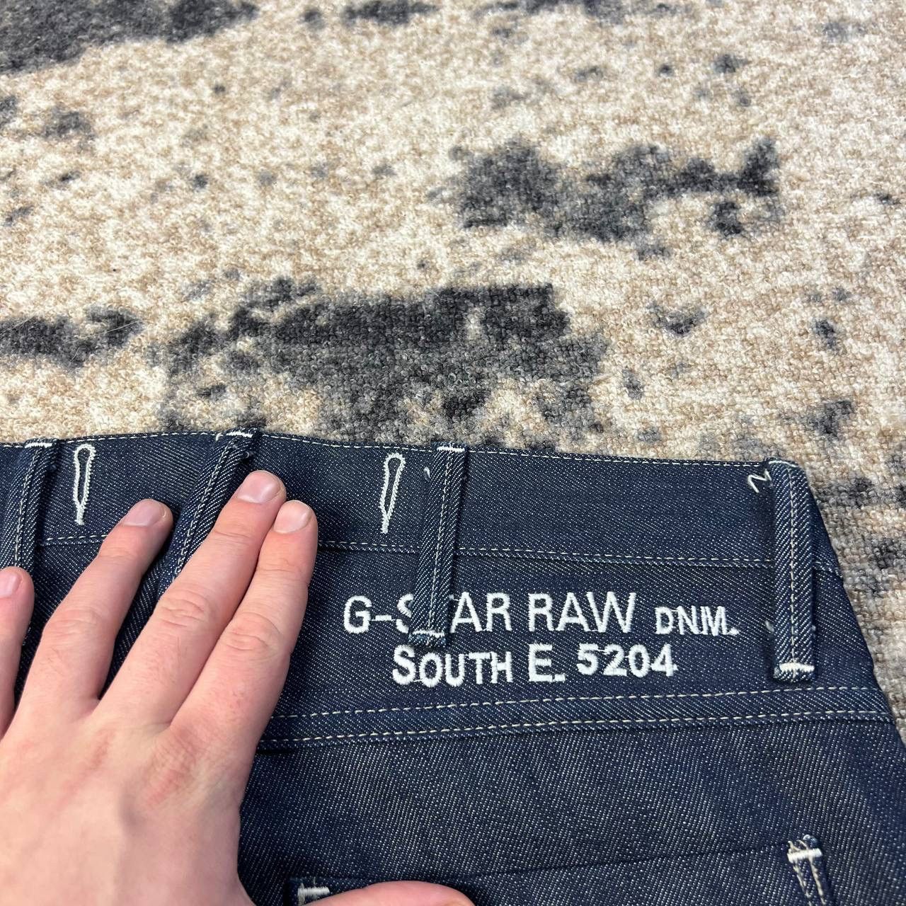 G-Star G-Star Raw Japanese Y2K Slim Fit Deep Blue Denim Jeans Size US 30 / EU 46 - 7 Thumbnail