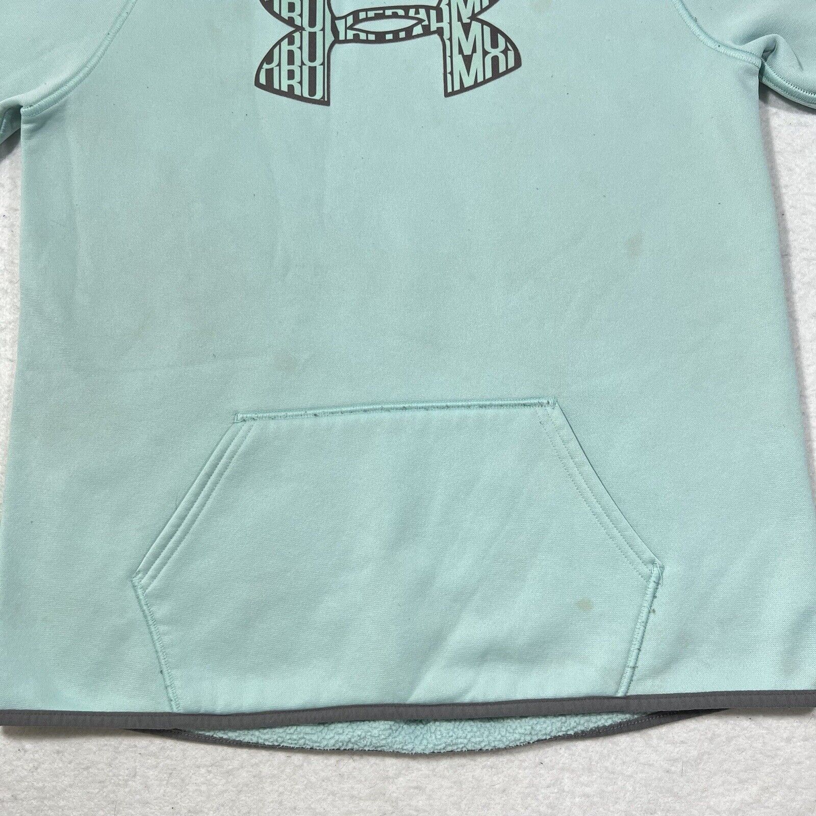 Under Armour Under Armour Small Loose Fit Fleece Lined Blue Hoodie Size S / US 4 / IT 40 - 4 Thumbnail