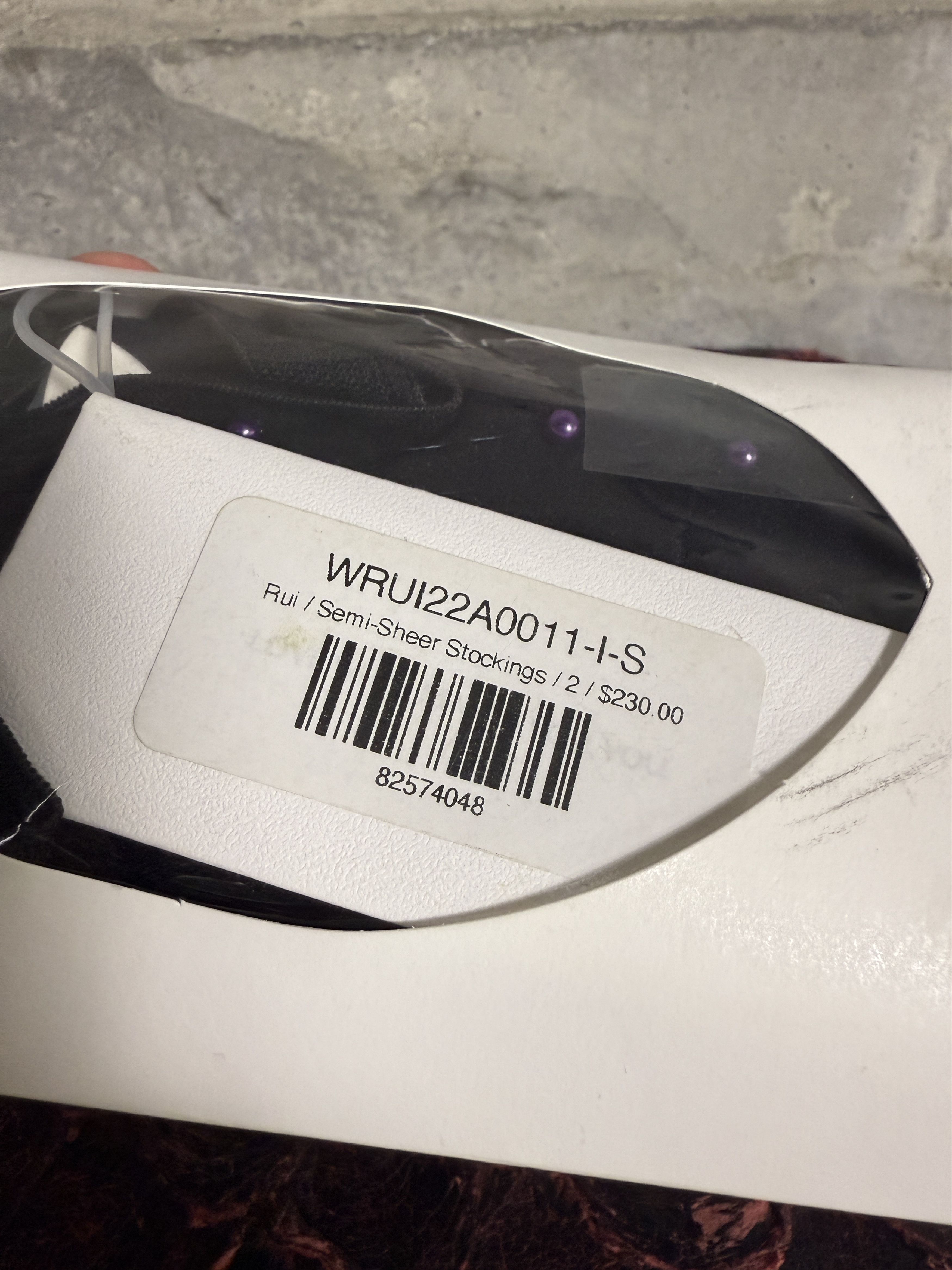 RUIbuilt $230 RUI Size 2 Semi-Sheer Stockings Size ONE SIZE - 6 Thumbnail