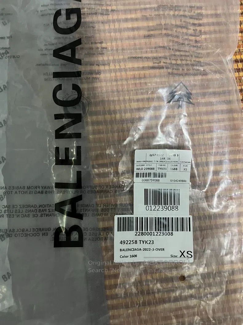 Balenciaga Balenciaga Beige T-Shirt Size US XS / EU 42 / 0 - 8 Thumbnail