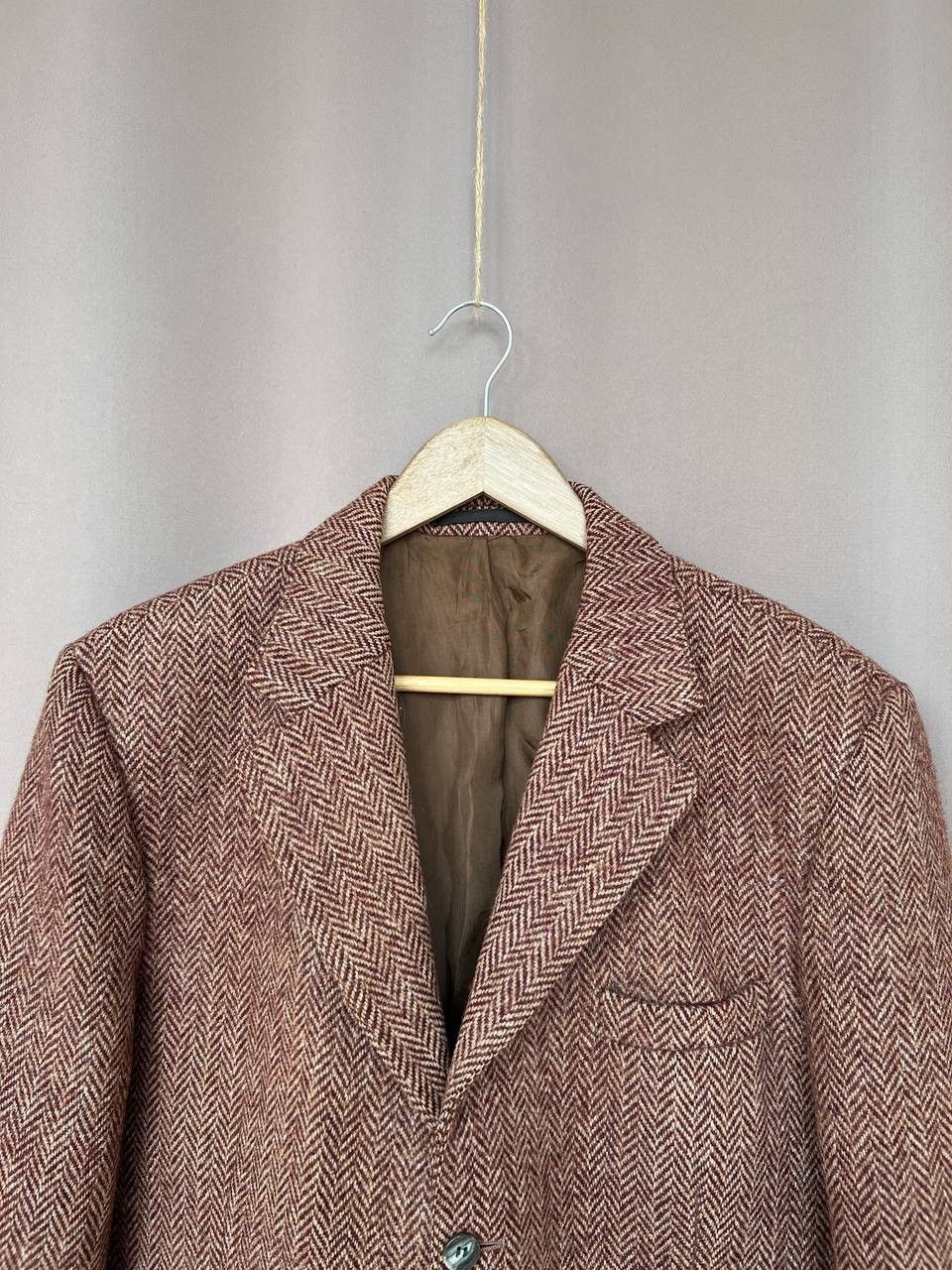 Harris Tweed Harris Tweed Wentex Modell Mens Size M/L Vintage Blazer Size 42R - 2 Thumbnail