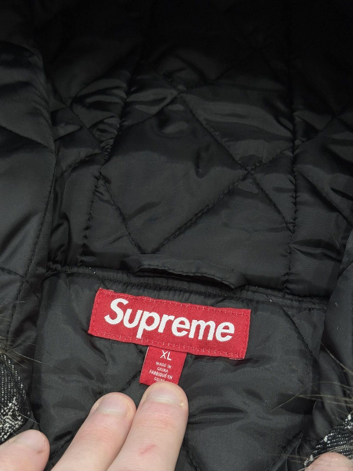Supreme Supreme Bandana Jacquard Denim Hooded Work Jacket Size US XL / EU 56 / 4 - 17 Thumbnail
