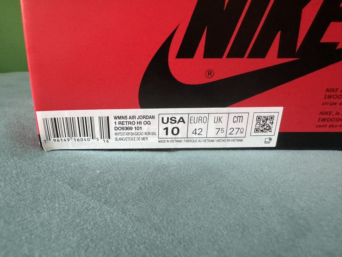 Nike Nike Air Jordan 1 High Starfish 2022 Size US 10 / IT 40 - 9 Thumbnail