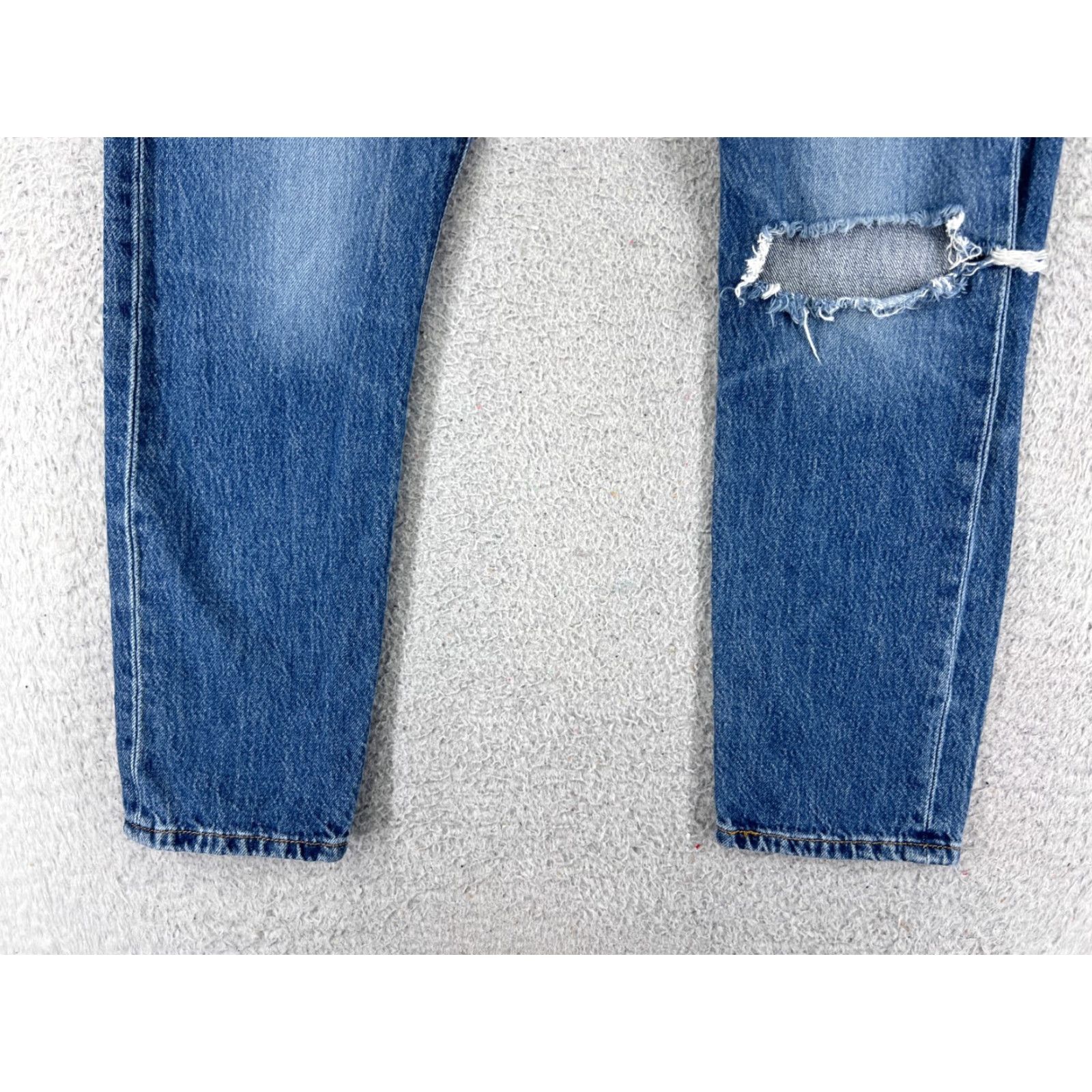 Levi's Vintage Levi's 501 XX Jeans Women Adult Medium Blue Denim Straight Fit Distressed Button Fly Size 27" / US 4 / IT 40 - 2 Thumbnail