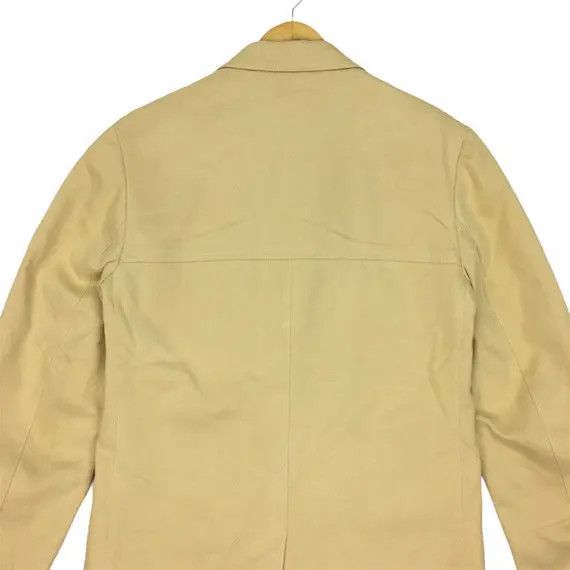 Helmut Lang Vtg HELMUT LANG Yellow 2 Button Blazer Sport Coat Suit Italy Size 40R - 6 Thumbnail