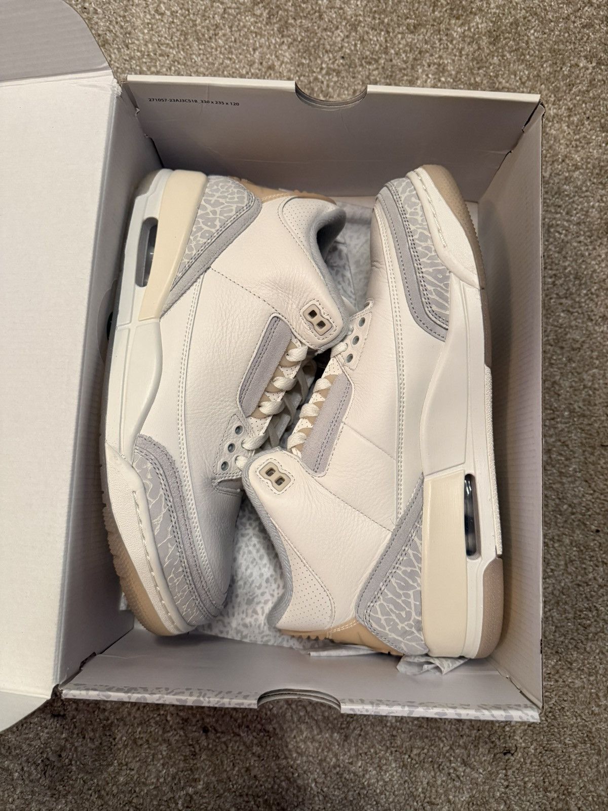 Jordan Brand Air Jordan 3 “Craft Ivory” Size 10 Size US 10 / EU 43 - 3 Thumbnail
