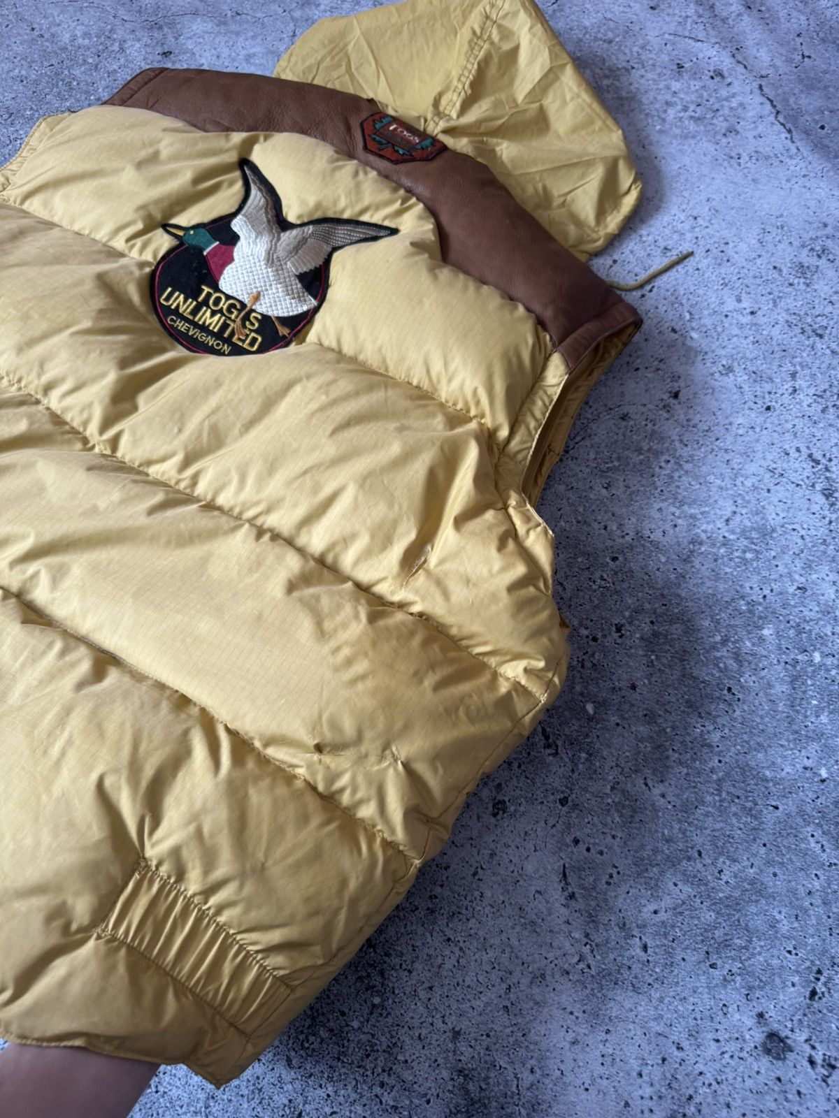 Tod's Tod’s Unlimited Down Vest Vintage Real Leather Outdoor 90s Size US XL / EU 56 / 4 - 15 Thumbnail