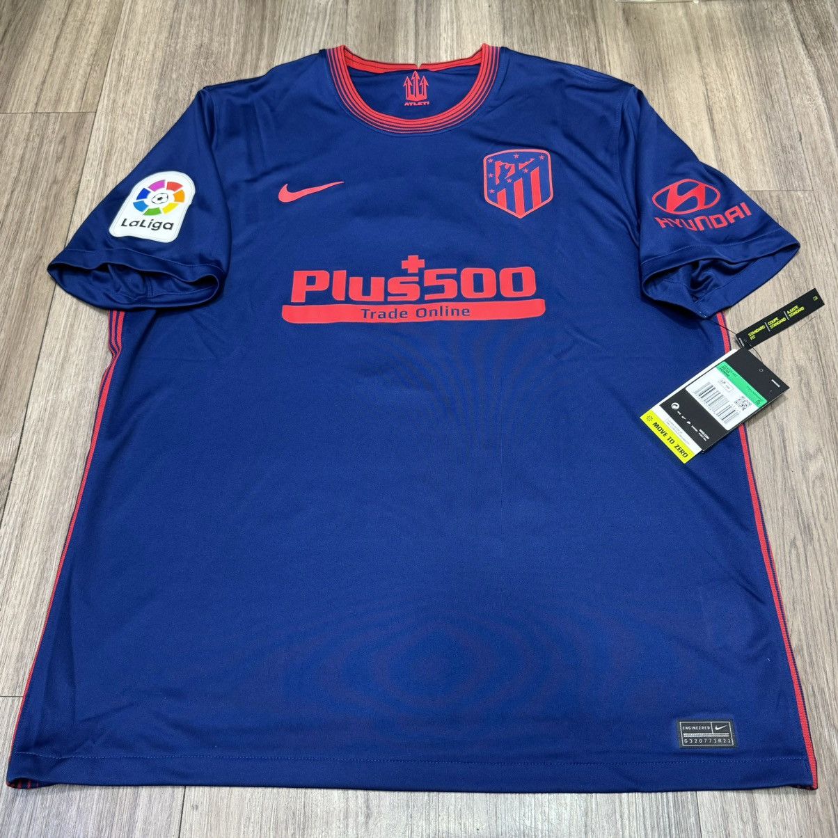Nike Atletico Madrid 20/21 away shirt #9 Suarez (bnwt) Size US XL / EU 56 / 4 - 1 Thumbnail