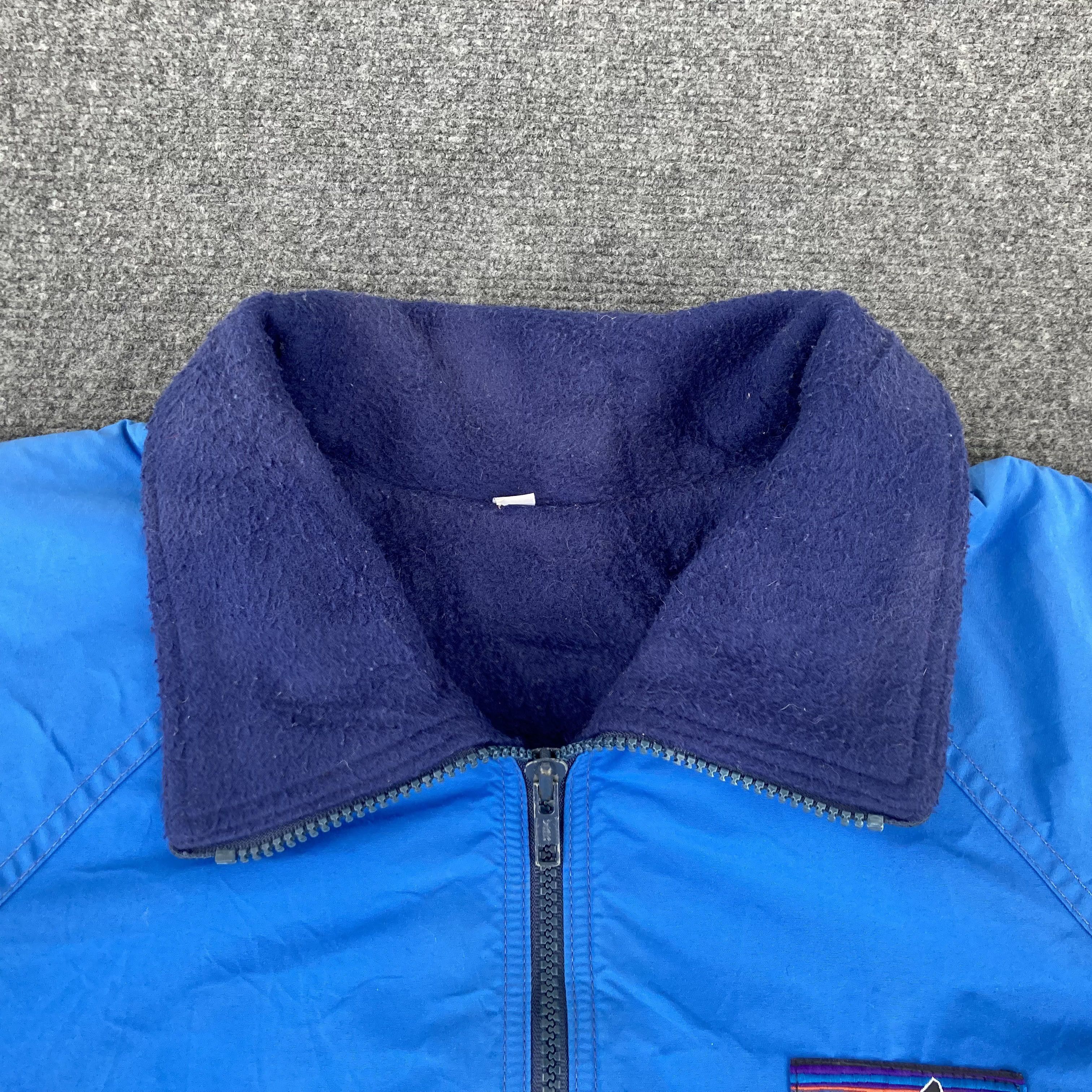 Patagonia × Vintage Vtg Patagonia Sherpa Lining Blue Bomber Jacket Size US M / EU 48-50 / 2 - 2 Thumbnail