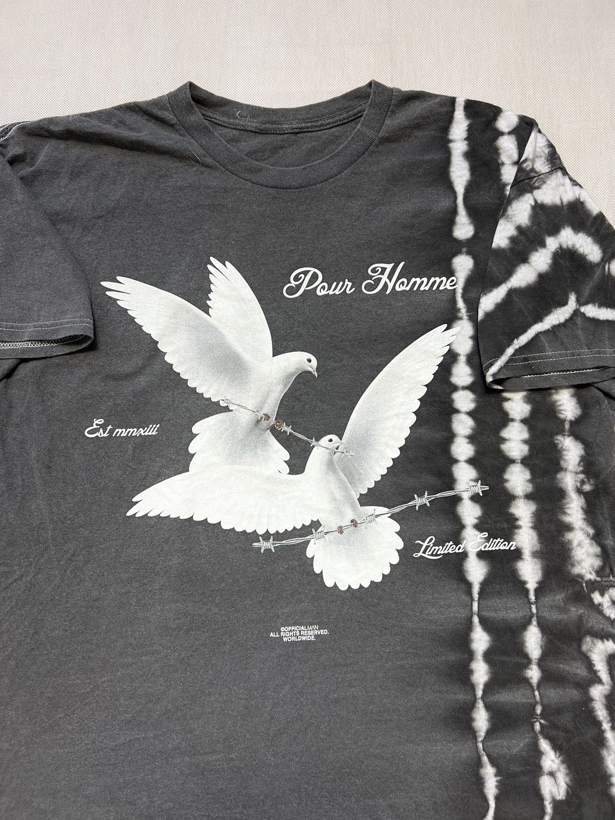 Vintage Opium Tshirt white birds y2k Size US L / EU 52-54 / 3 - 2 Thumbnail