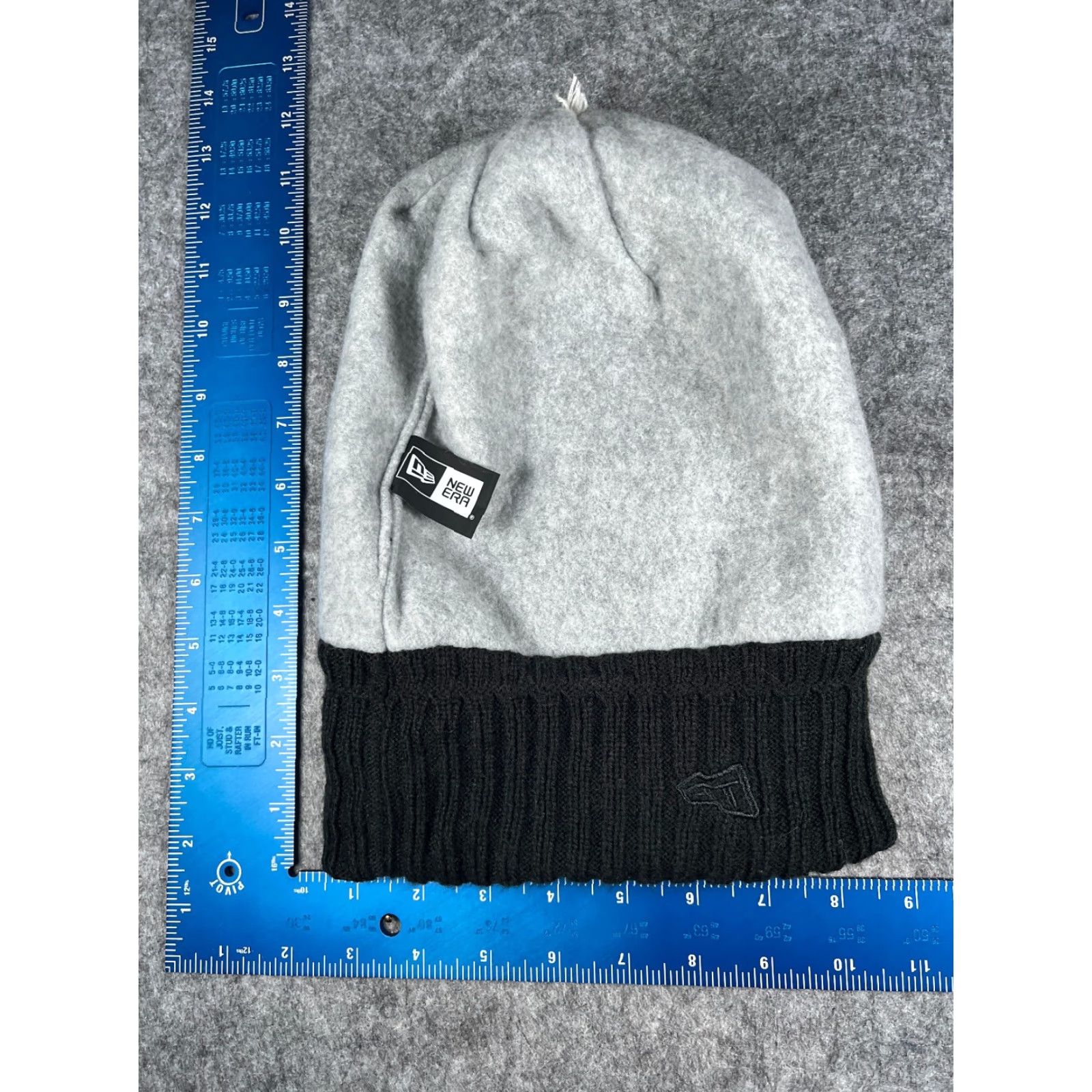 New Era Power New Era Beanie Toque Hat Adult One Size Gray Knit Wool Acrylic Poly Men Beanie Size ONE SIZE - 6 Thumbnail
