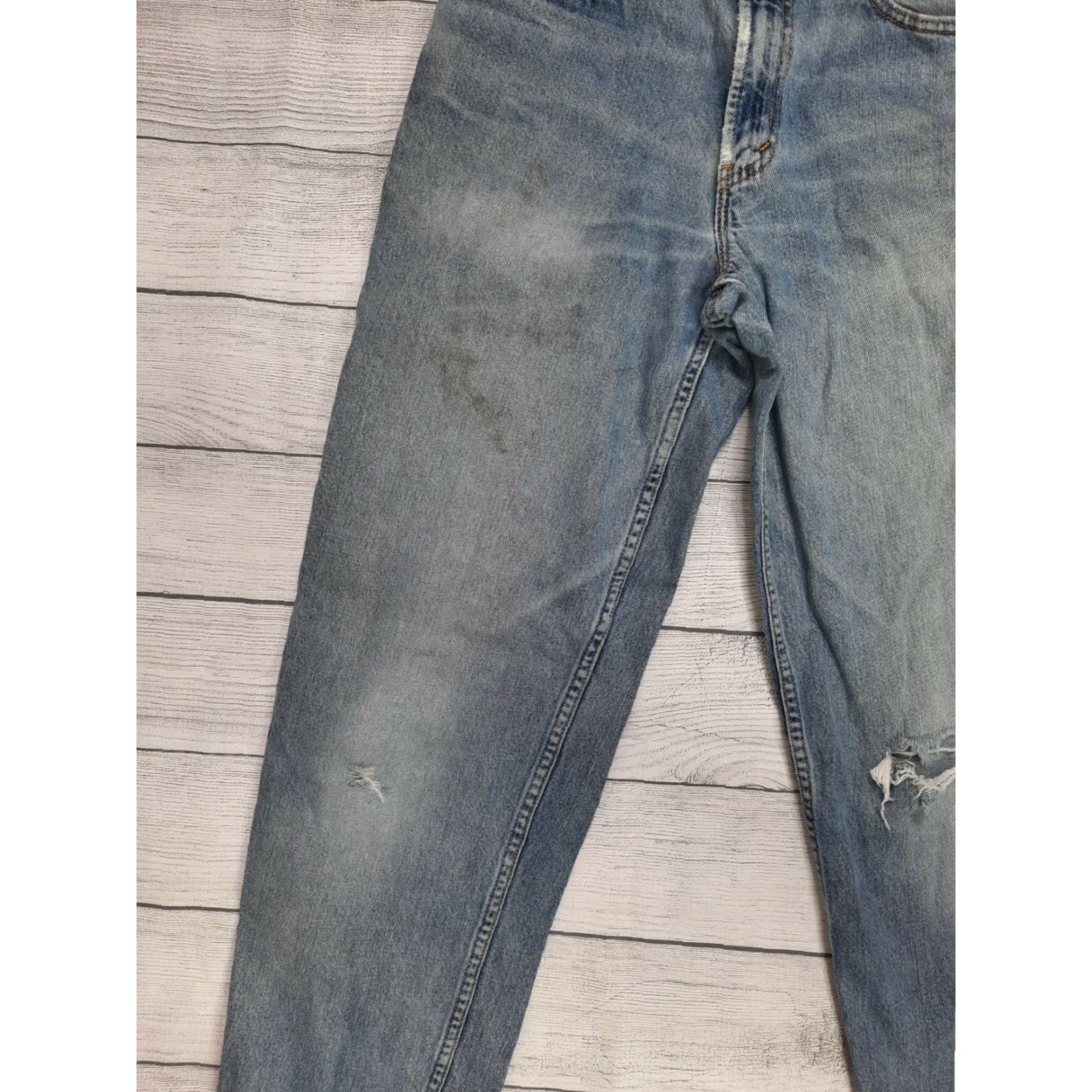 Levi's VINTAGE Levi's 560 Loose Comfort Fit Jeans Men's 31x34 (31x32) Distressed M2M Size US 31 - 4 Thumbnail