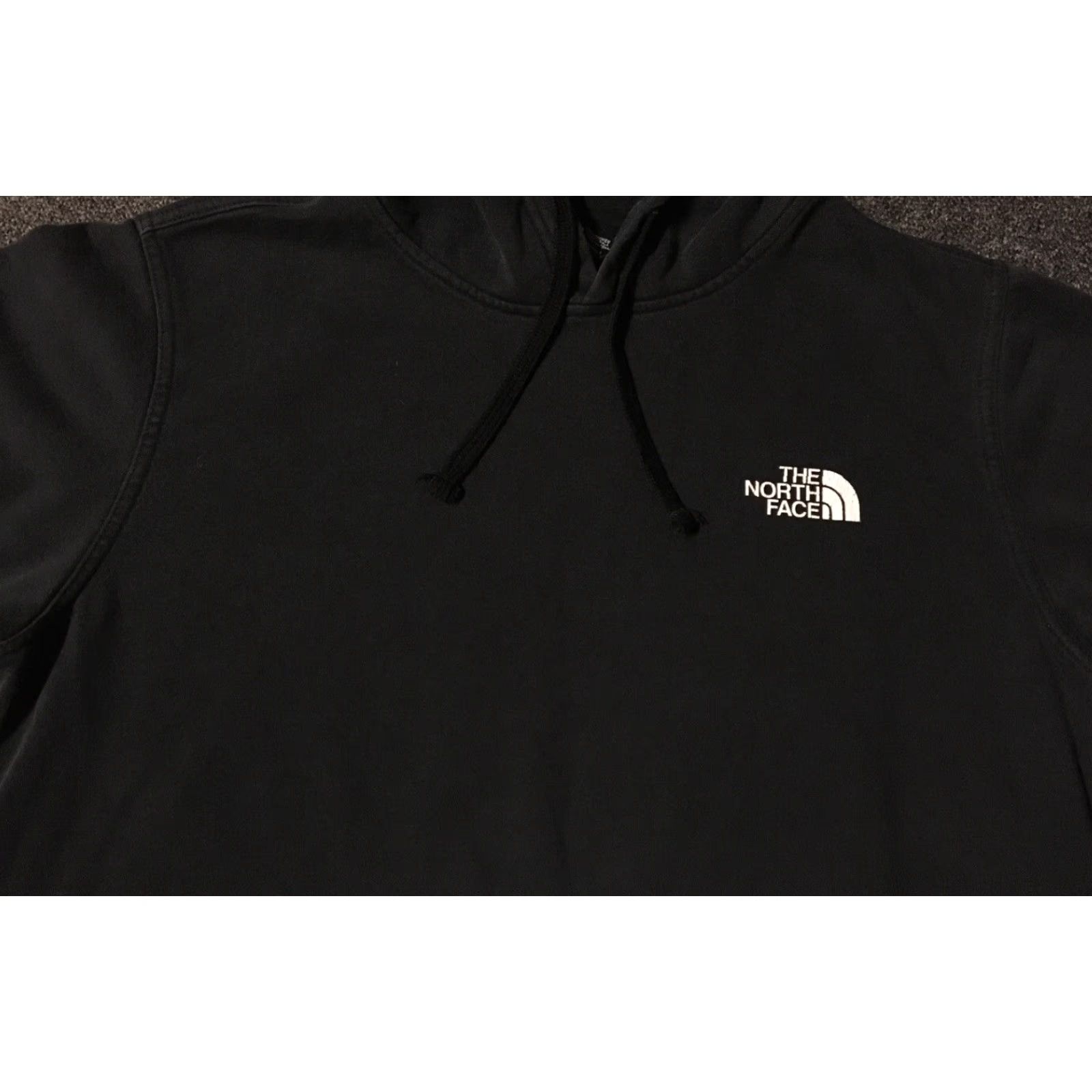 The North Face VINTAGE The North Face Faded Spellout Hoodie L Black Men Sweatshirt 90s Hip Hop Grunge Surf Skate Size US L / EU 52-54 / 3 - 6 Thumbnail