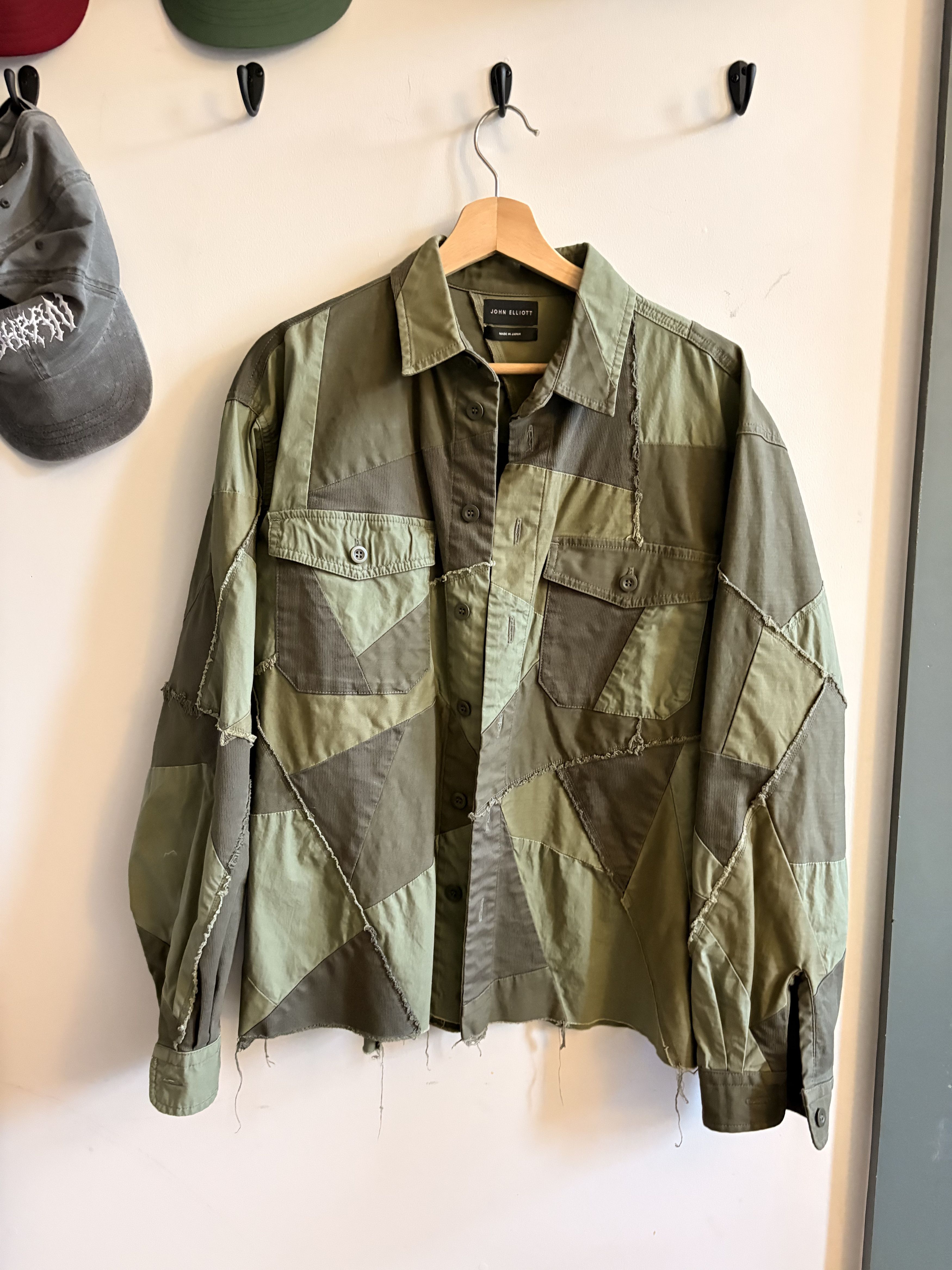 John Elliott Patchwork Military Overshirt Size US M / EU 48-50 / 2 - 1 Thumbnail