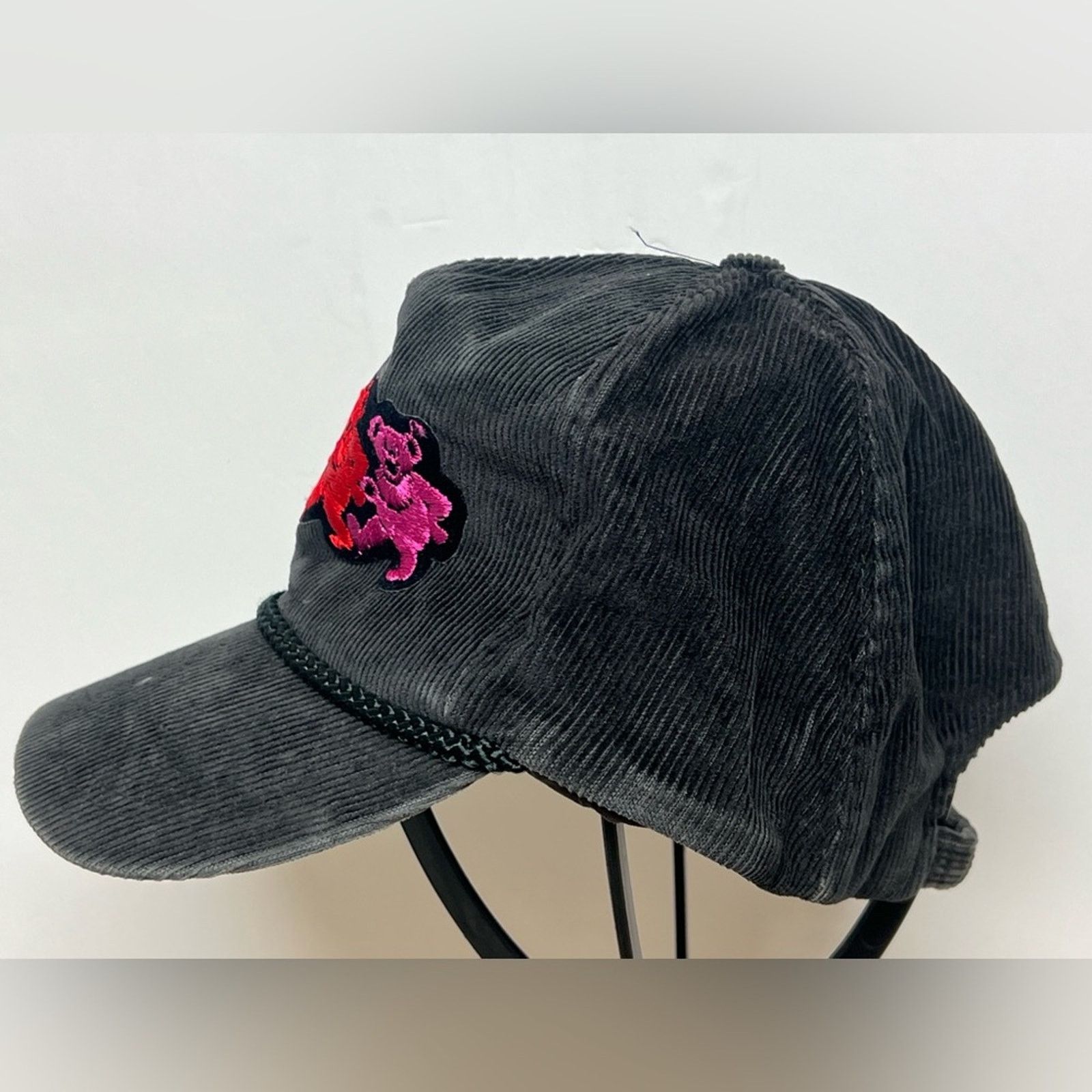 Vintage Vintage Grateful Dead Dancing Bear Corduroy Rope Hat 80s 90s Size ONE SIZE - 4 Thumbnail