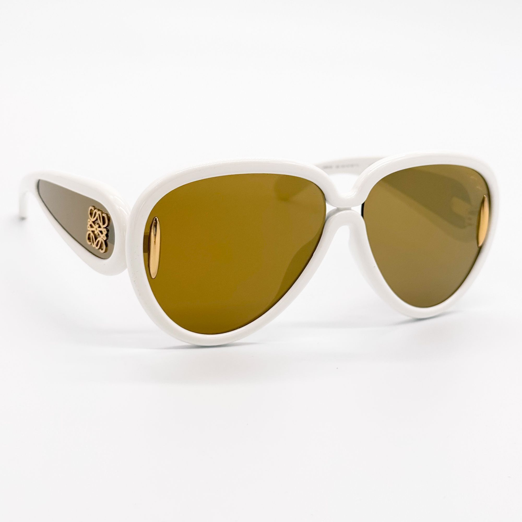 Loewe NEW LOEWE SUNGLASSES LW40132I 25G WHITE UNISEX EYEWEAR LOEWE Size ONE SIZE - 6 Thumbnail