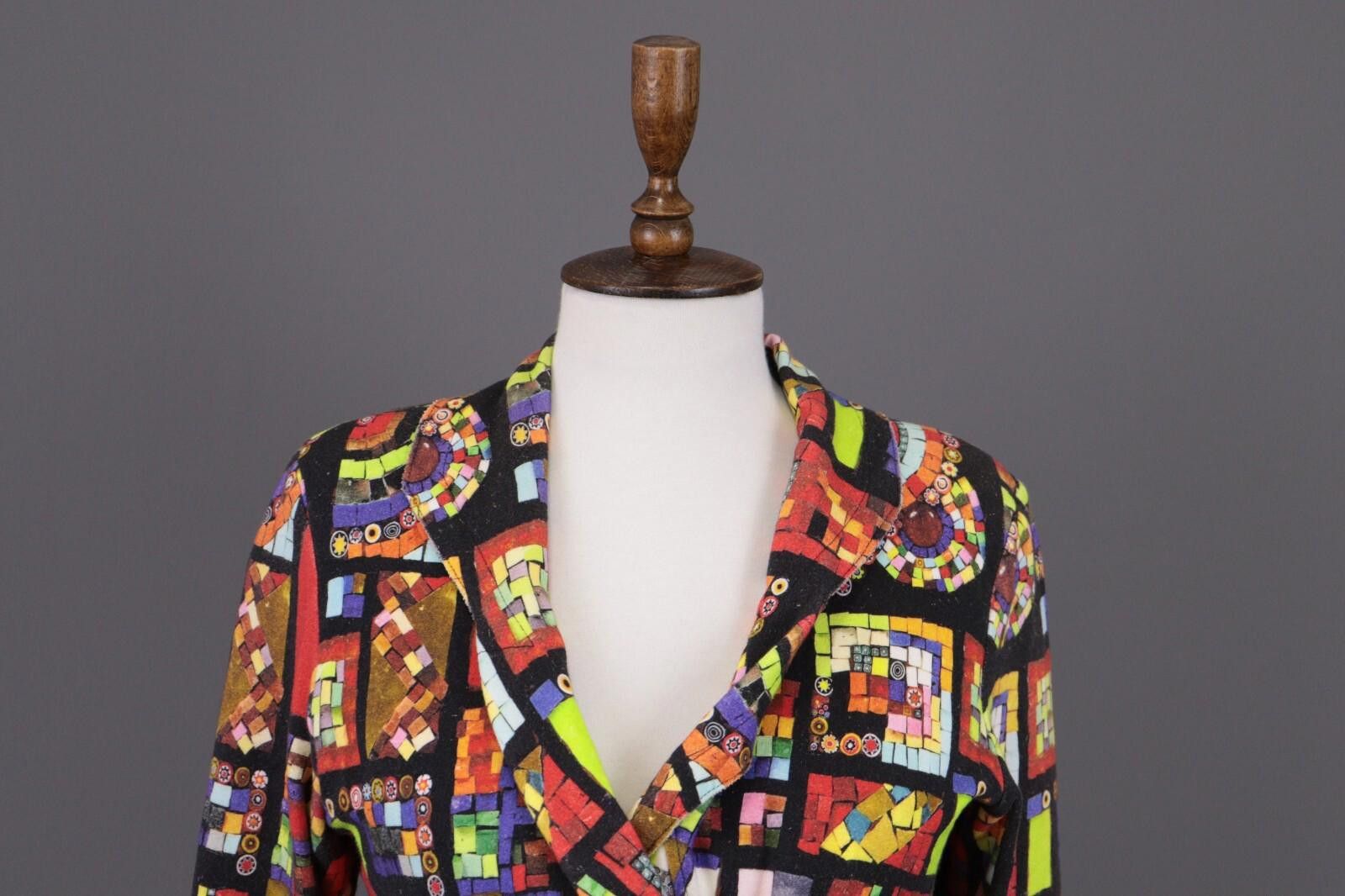 Designer Aventures des Toiles Aztec Blazer Jacket Size 38 / M Size M / US 6-8 / IT 42-44 - 2 Thumbnail