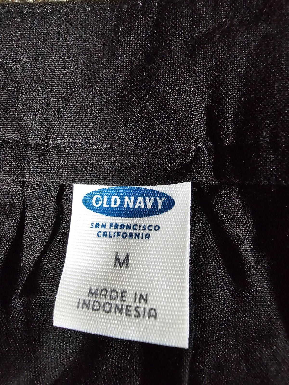 Old Navy Old Navy Womens M Black Vneck Top Size M / US 6-8 / IT 42-44 - 4 Thumbnail