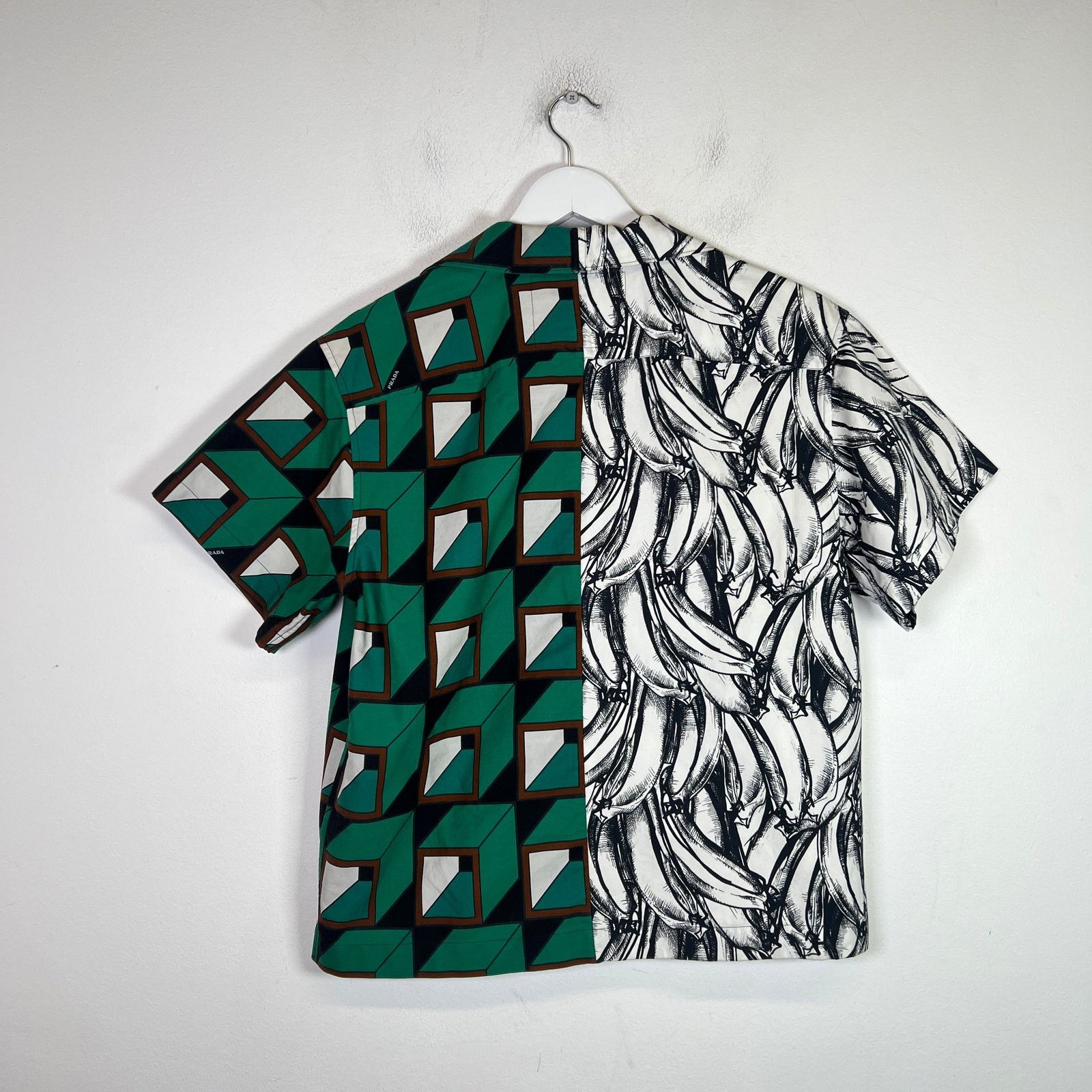 Prada Prada Green/White Double Match Button-Up Shirt Size S Size US S / EU 44-46 / 1 - 2 Thumbnail