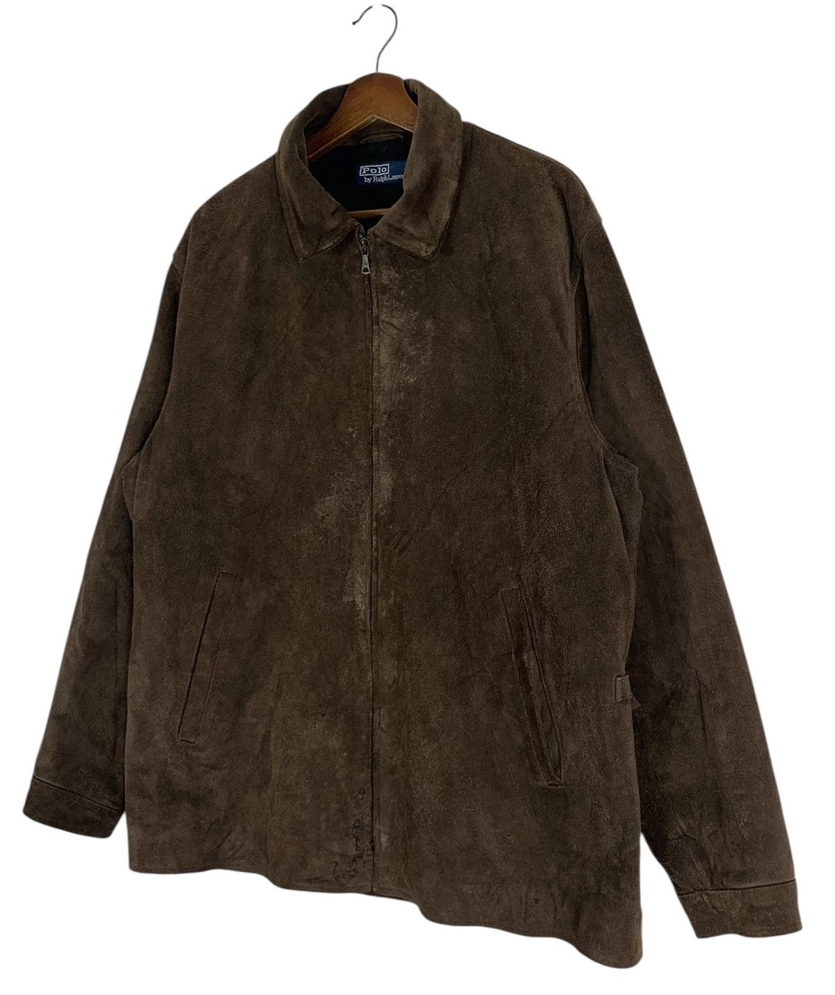 Polo Ralph Lauren VINTAGE 90s POLO RALPH LAUREN SUEDE LEATHER JACKET Size US L / EU 52-54 / 3 - 3 Thumbnail