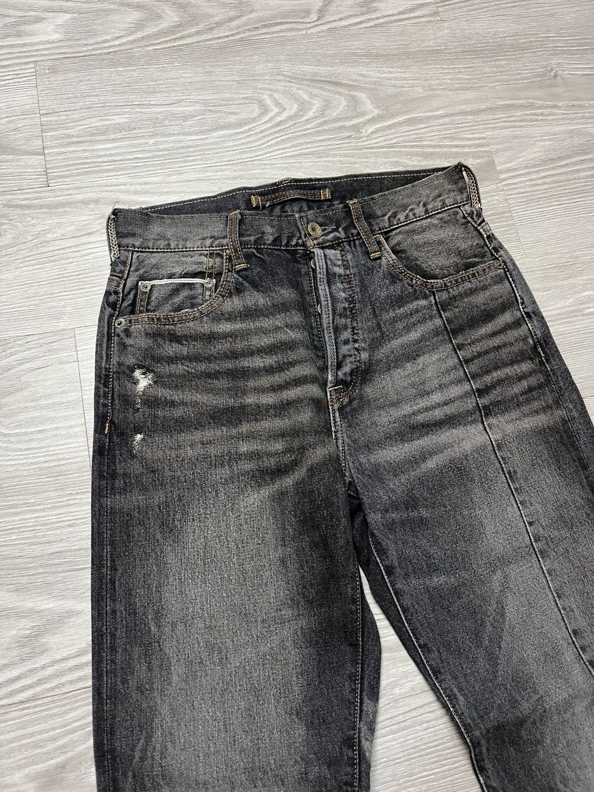 GOA GOA Nimes Selvedge Redline Faded Denim Pants Size US 29 - 4 Thumbnail