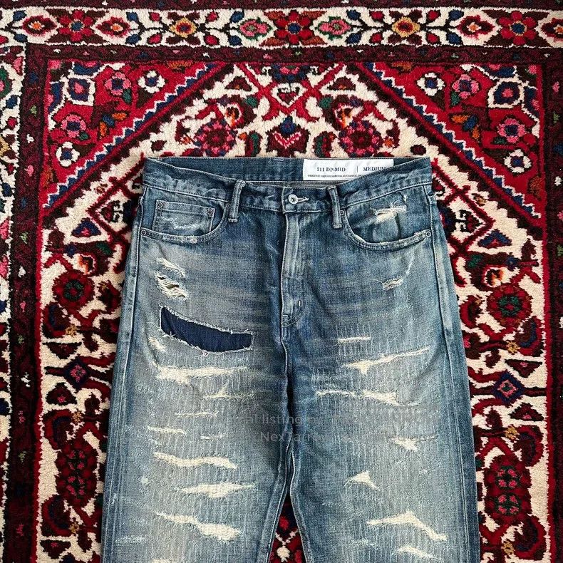 Neighborhood Neighborhood size M Destroyed Denim Jeans Size US 27 - 3 Thumbnail