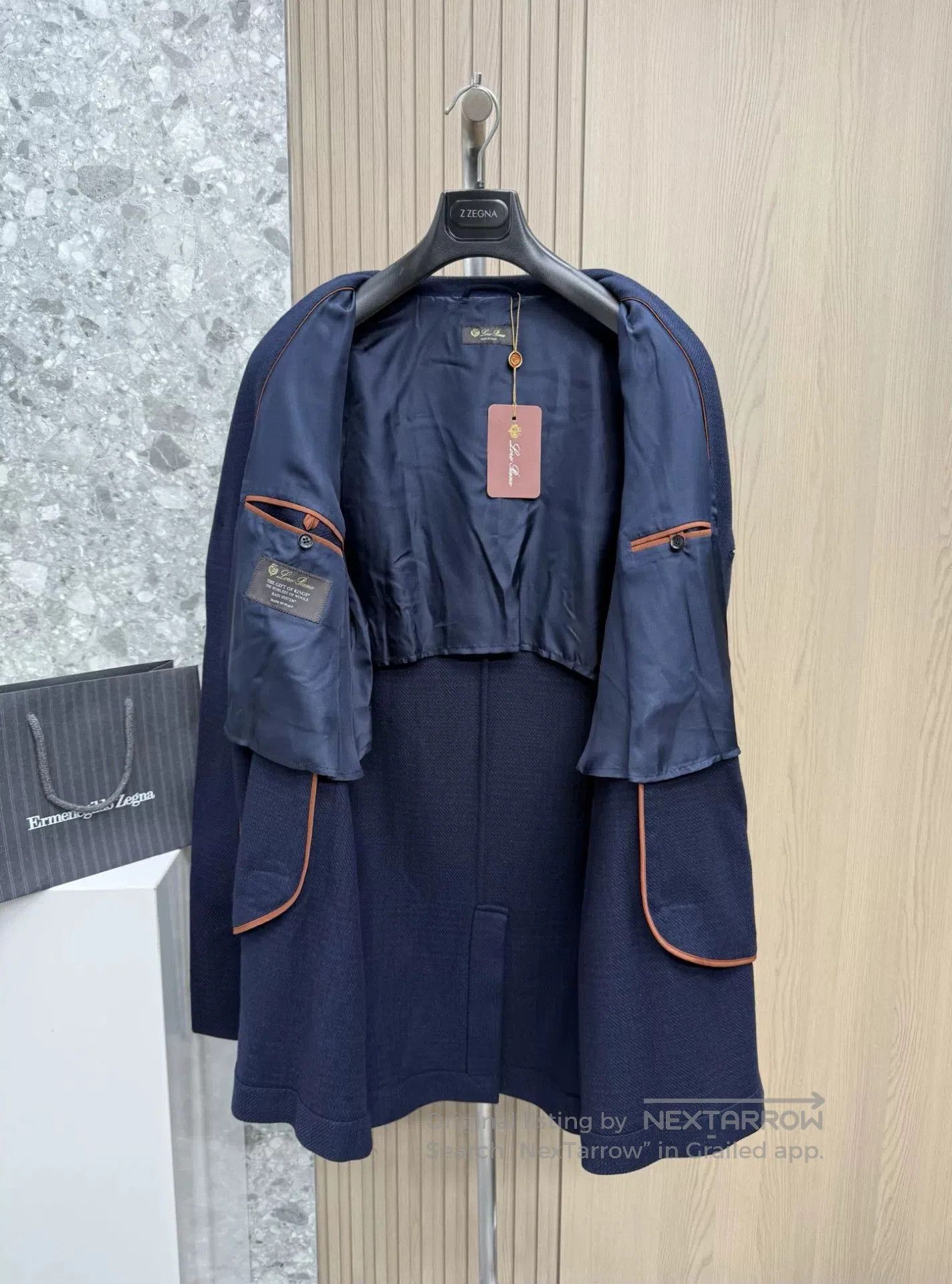 Loro Piana Loro Piana Gift Of King 12 Micron Checked Coat. Size US XL / EU 56 / 4 - 6 Thumbnail