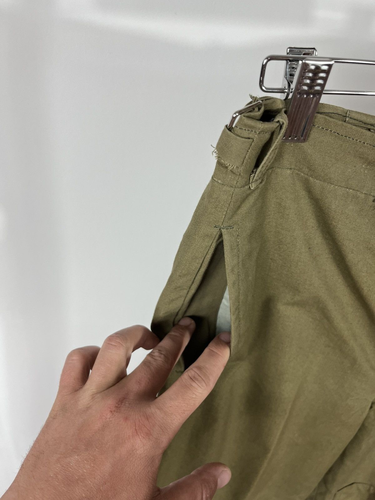 Vintage Vintage Czechoslovakian Army Field Pants Olive Green C-3 Size US 31 - 7 Thumbnail