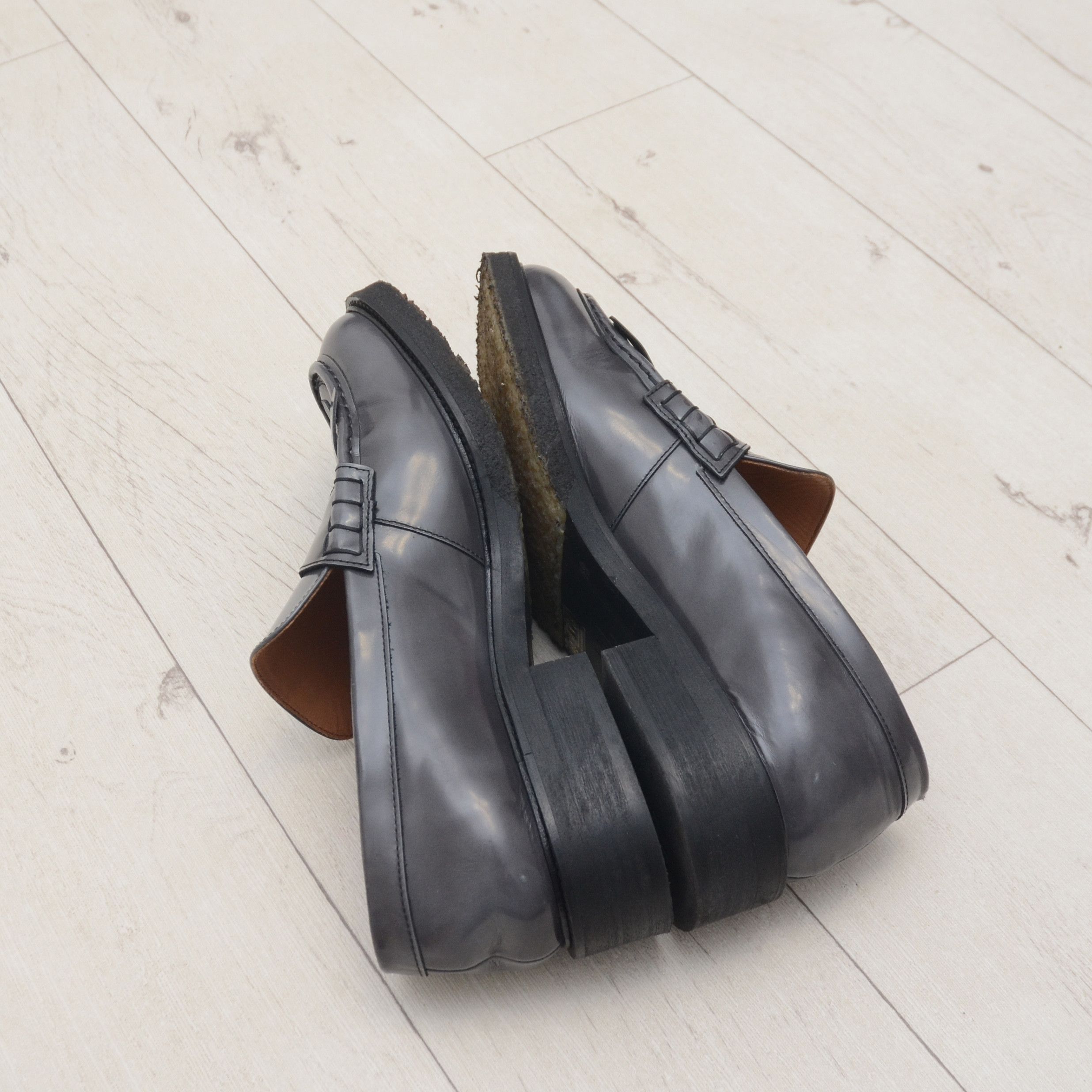 Billi Bi Billi Bi Copenhagen EU 42 Leather Loafers Slip-On Shoes Size US 12 / IT 42 - 15 Thumbnail