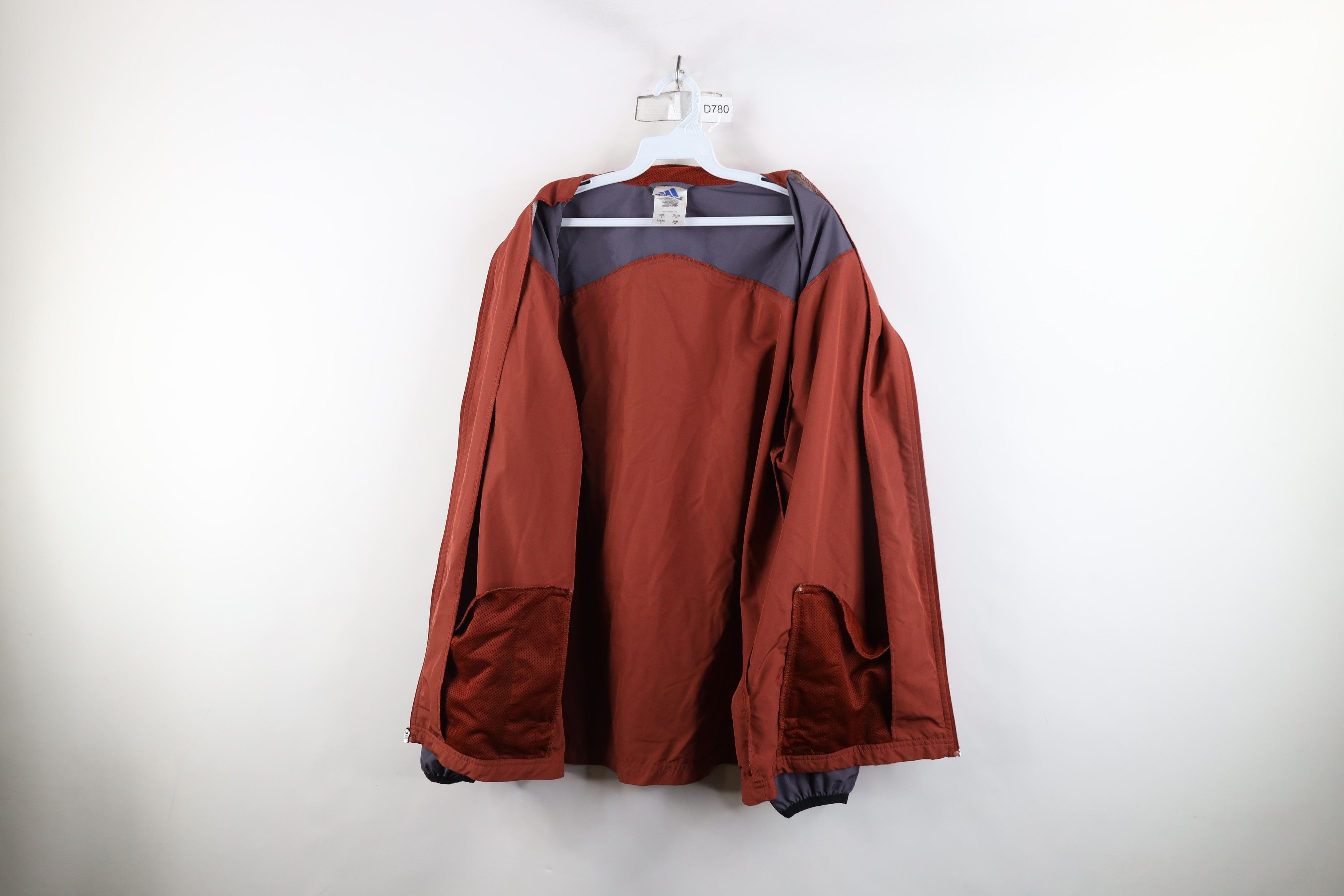 Adidas × Vintage Vintage 90s Adidas Spell Out Reflective Windbreaker Jacket Size US M / EU 48-50 / 2 - 11 Thumbnail