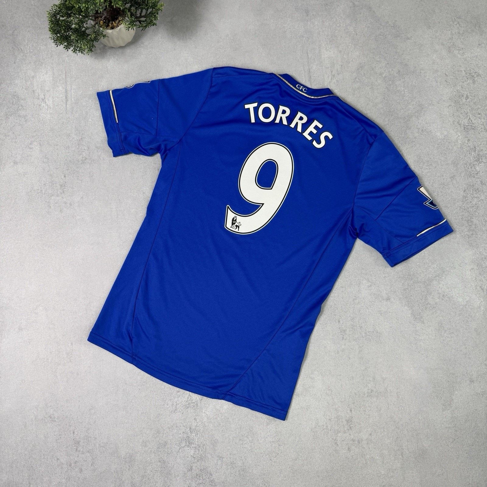 Adidas Adidas Chelsea 2012 2013 #9 Torres Soccer Jersey Football Size US S / EU 44-46 / 1 - 1 Thumbnail