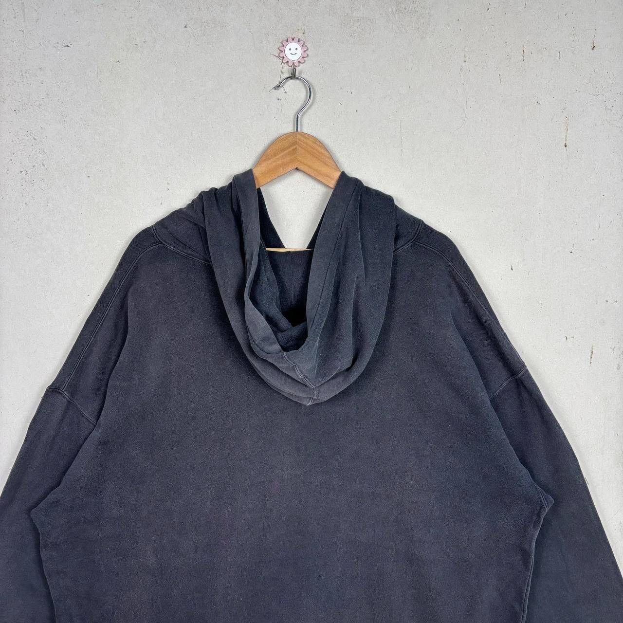 Stussy Stussy Crown Logo Hoodie Sun Faded Black XL Vintage Style Size US XL / EU 56 / 4 - 4 Thumbnail