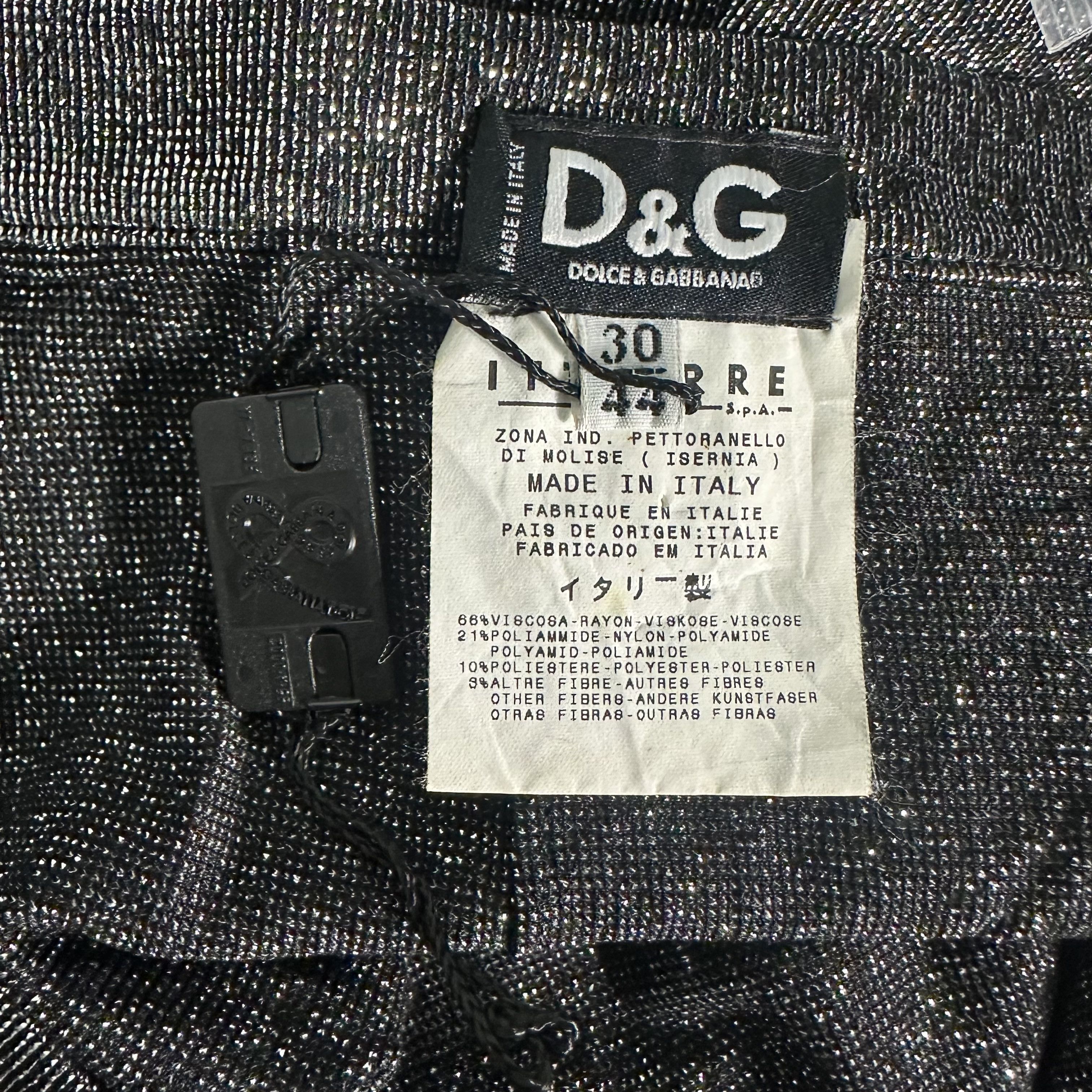 Dolce & Gabbana 🔥VERY RARE🔥Dolce & Gabbana D&G Bling Mid Length Skirt Size 30" / US 8 / IT 44 - 5 Thumbnail