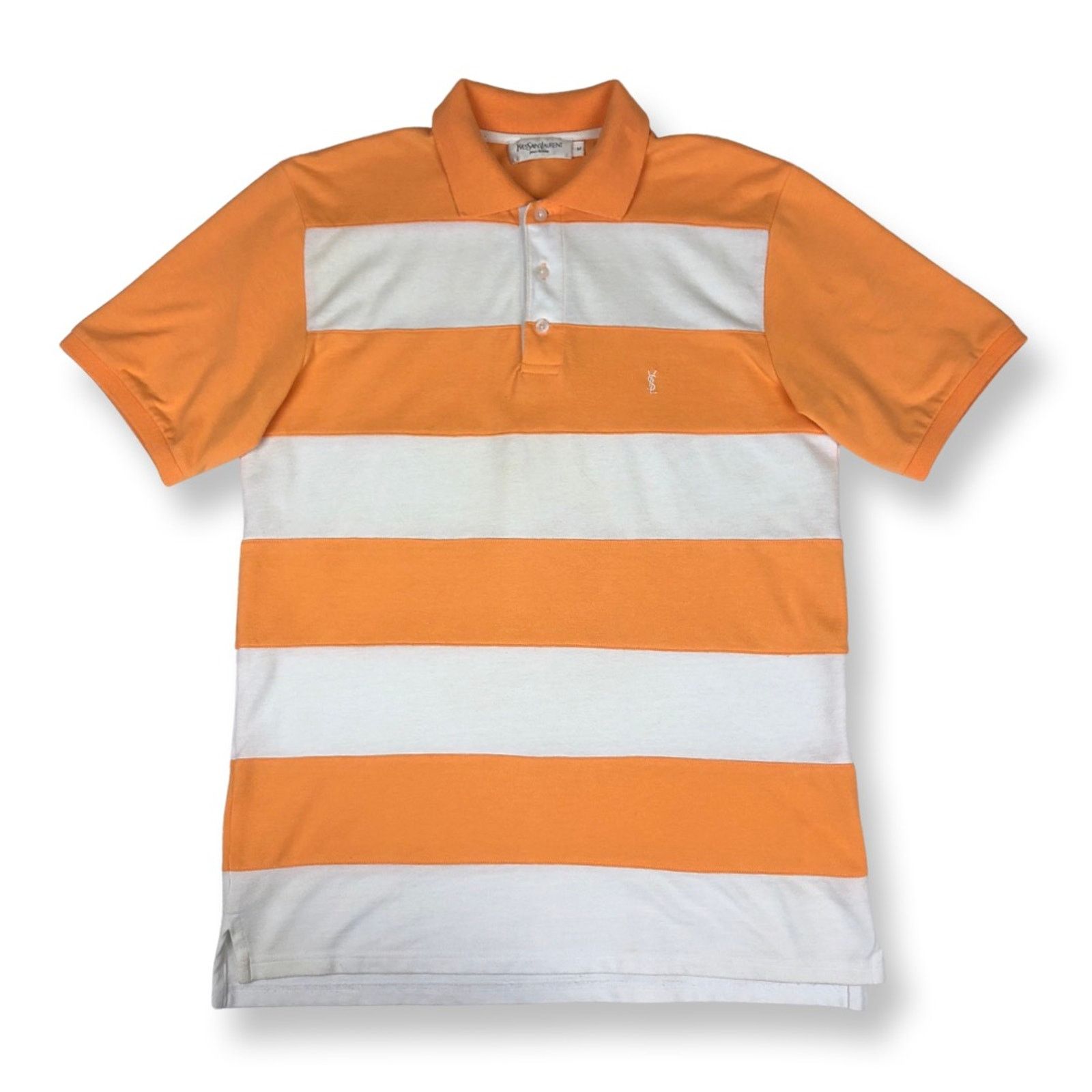 Yves Saint Laurent Yves Saint Laurent Polo YSL Striped Size US M / EU 48-50 / 2 - 3 Thumbnail