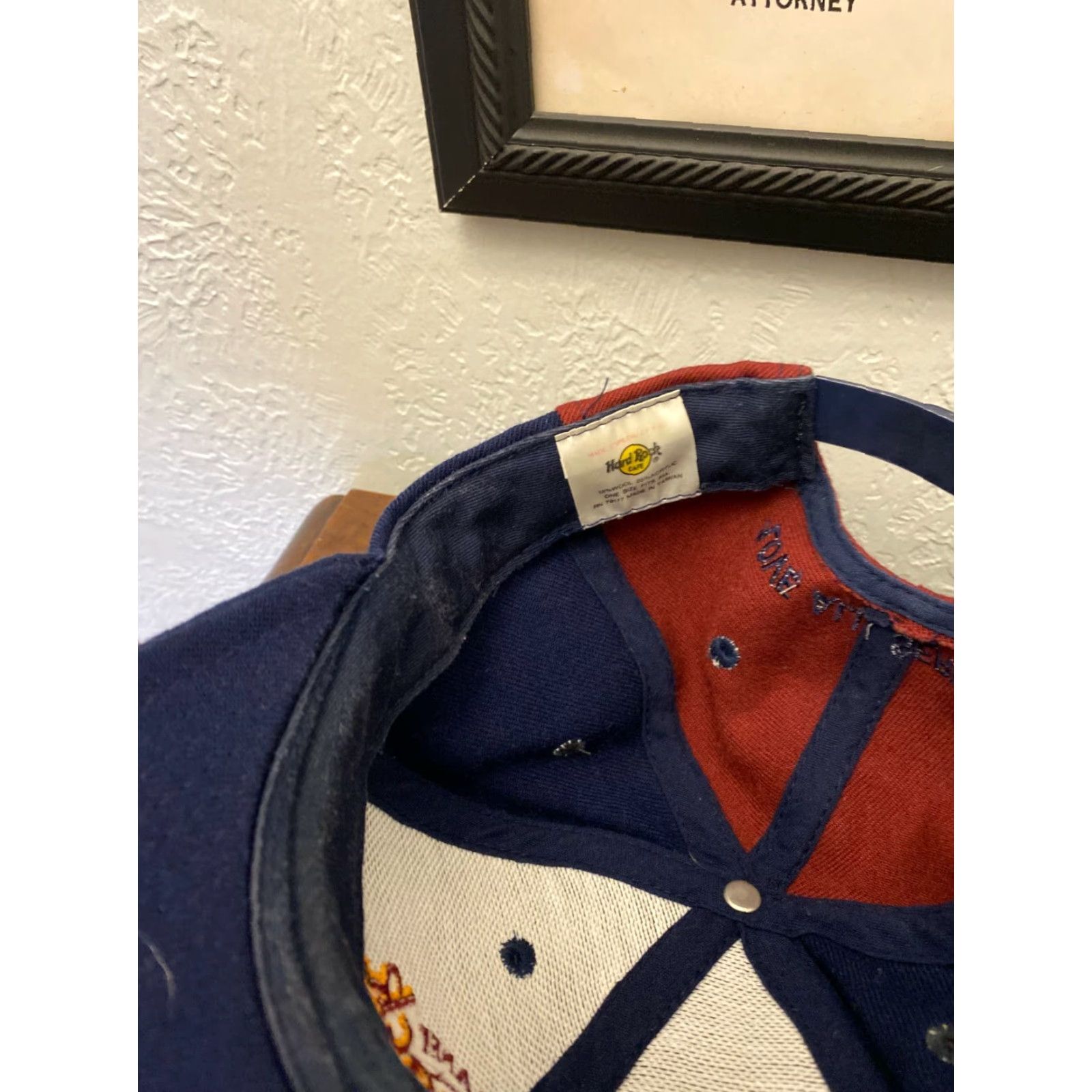 Hard Rock Cafe Hard Rock Cafe Orlando Hat Cap One Size Snapback Baseball Cap Mens Purple 90s Pinwheel Save The Planet Size ONE SIZE - 5 Thumbnail