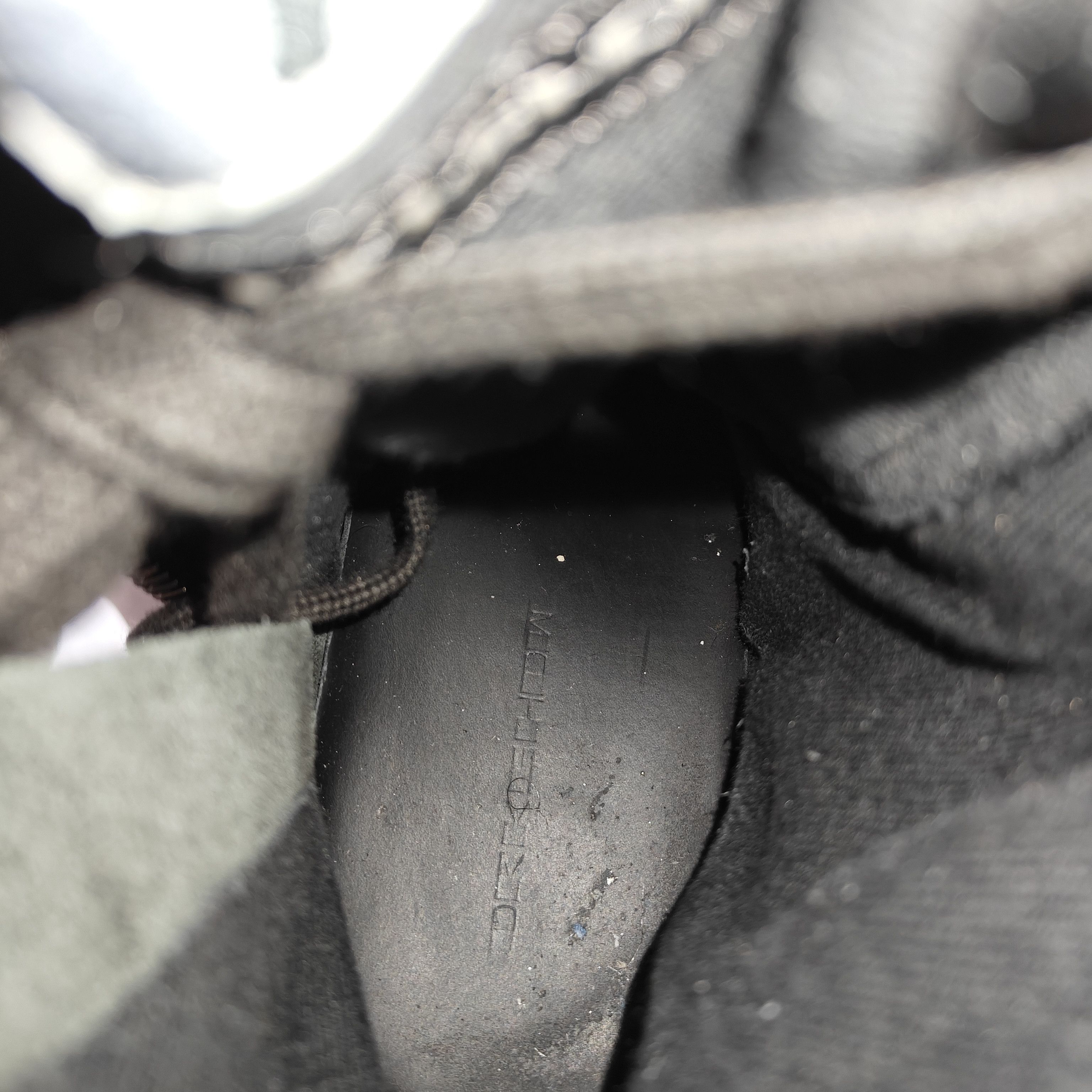 Rick Owens Drkshdw split sole army trainer boots black milk, dustbag Size US 8 / EU 41 - 15 Thumbnail